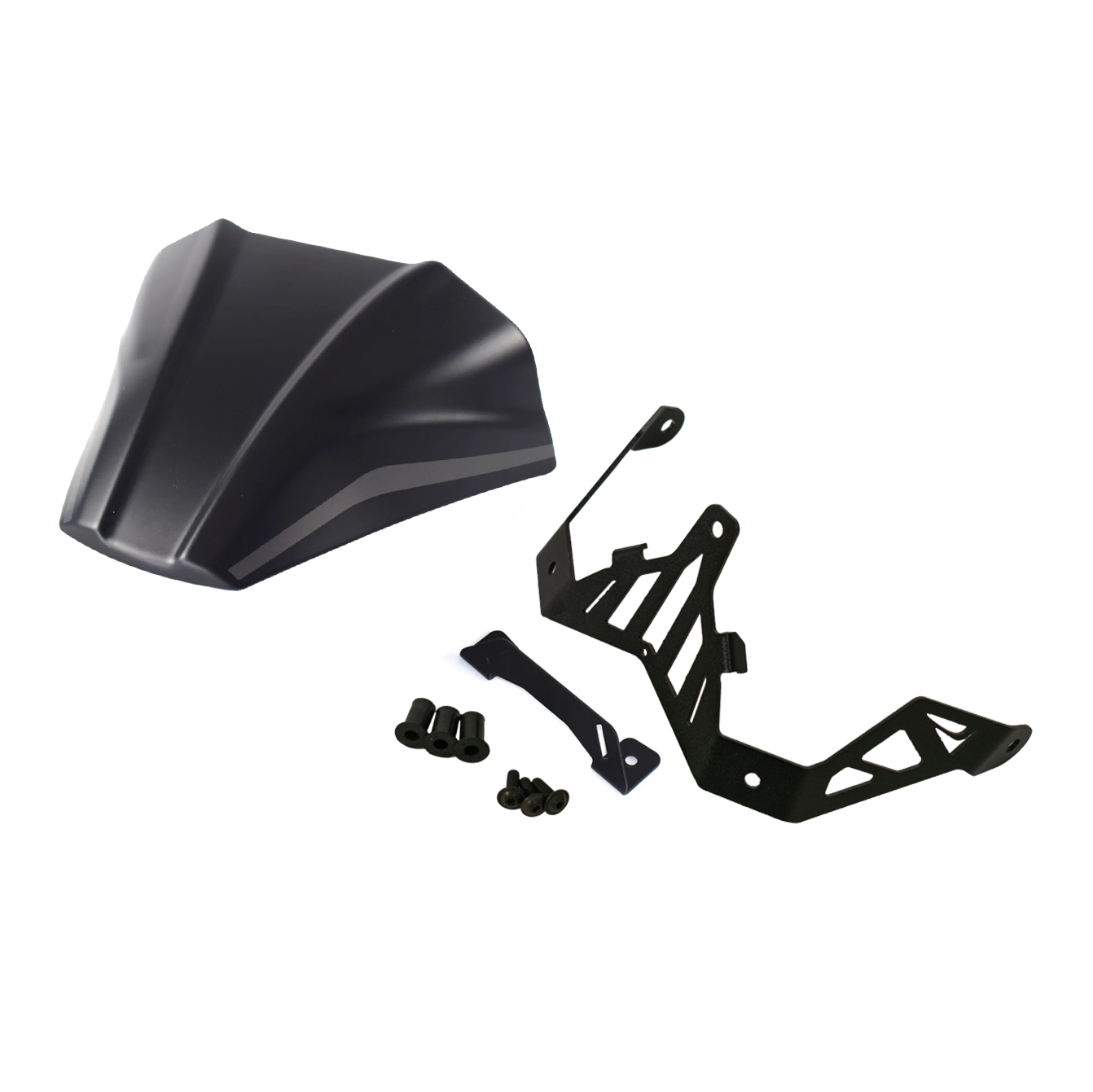 Pyramid Fly Screen | Tech Black | Yamaha MT-07 2025>Current -  Shop name