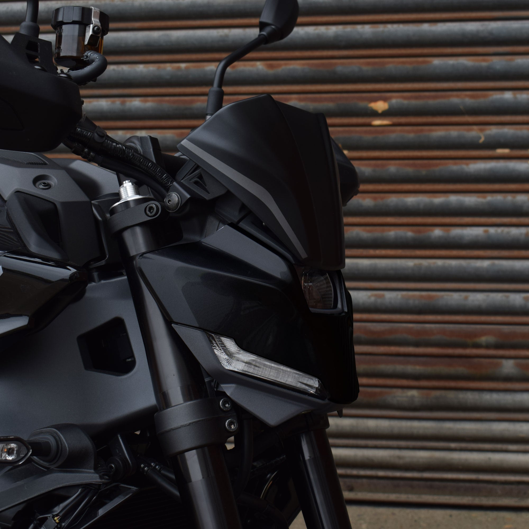 Pyramid Fly Screen | Tech Black | Yamaha MT-09 2024>Current-22190F-Screens-Pyramid Motorcycle Accessories