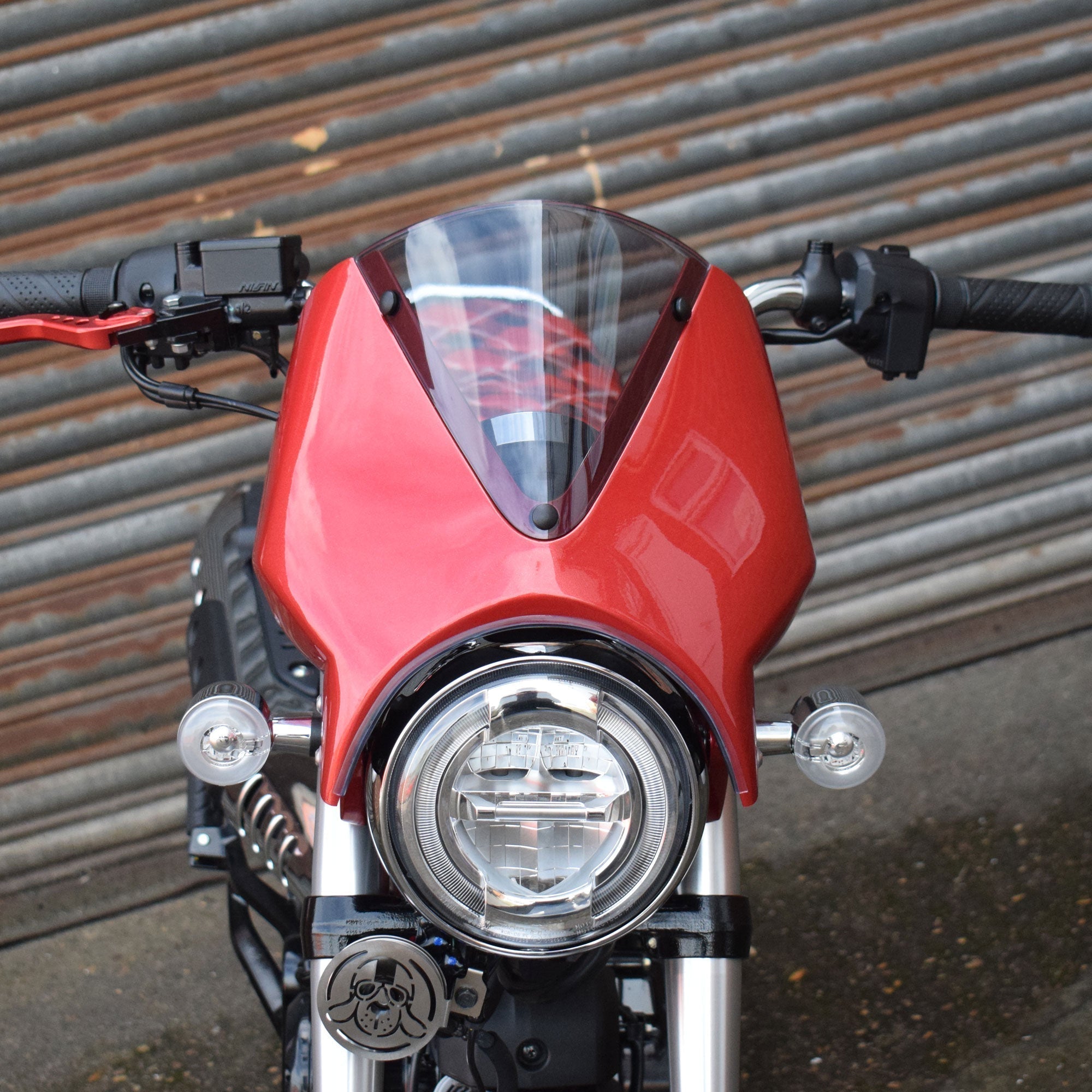 Pyramid Fly Screen | Unpainted | Honda ST125 Dax 2023>Current