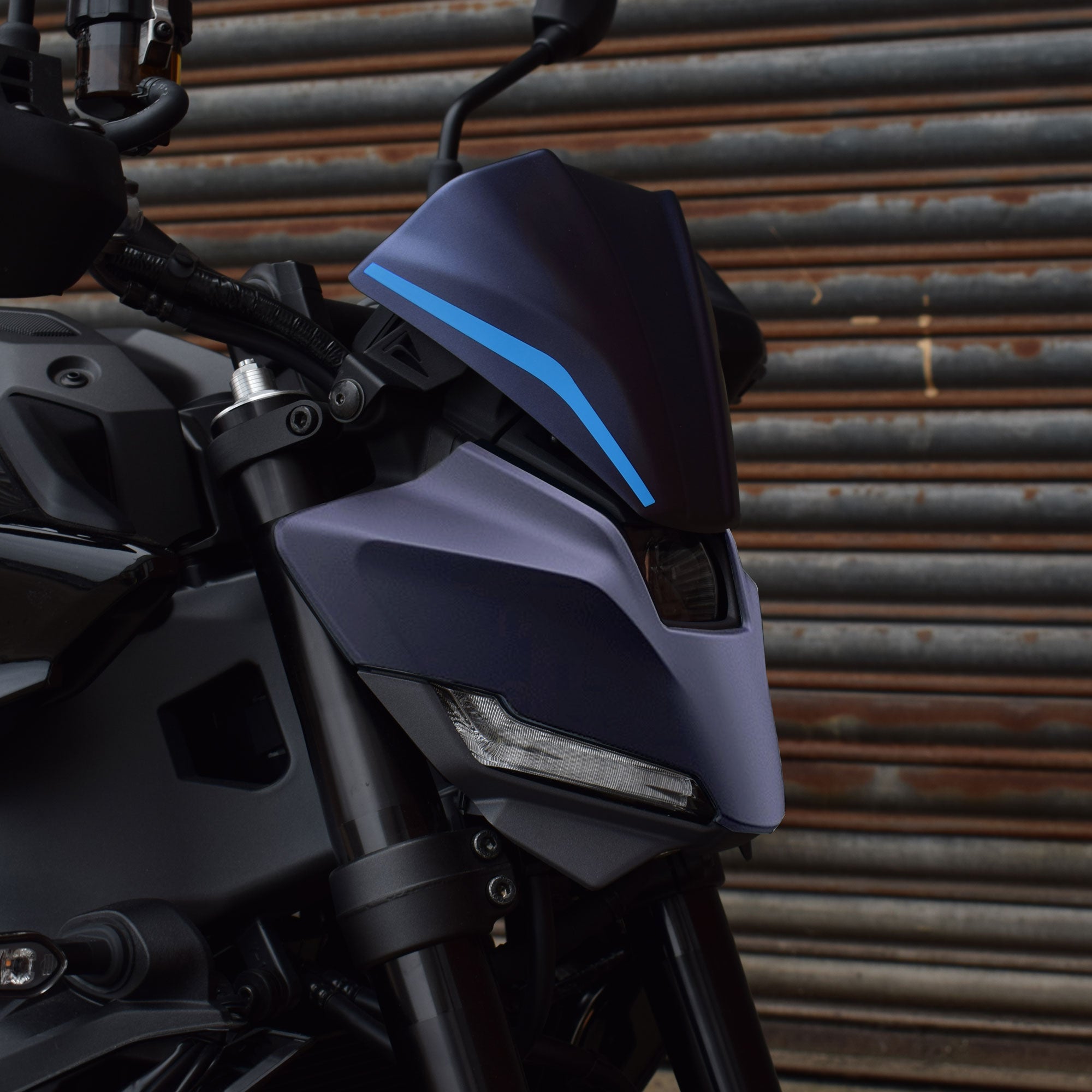 Pyramid Fly Screen | Yamaha Blue | Yamaha MT-09 2024>Current-22190P-Screens-Pyramid Motorcycle Accessories