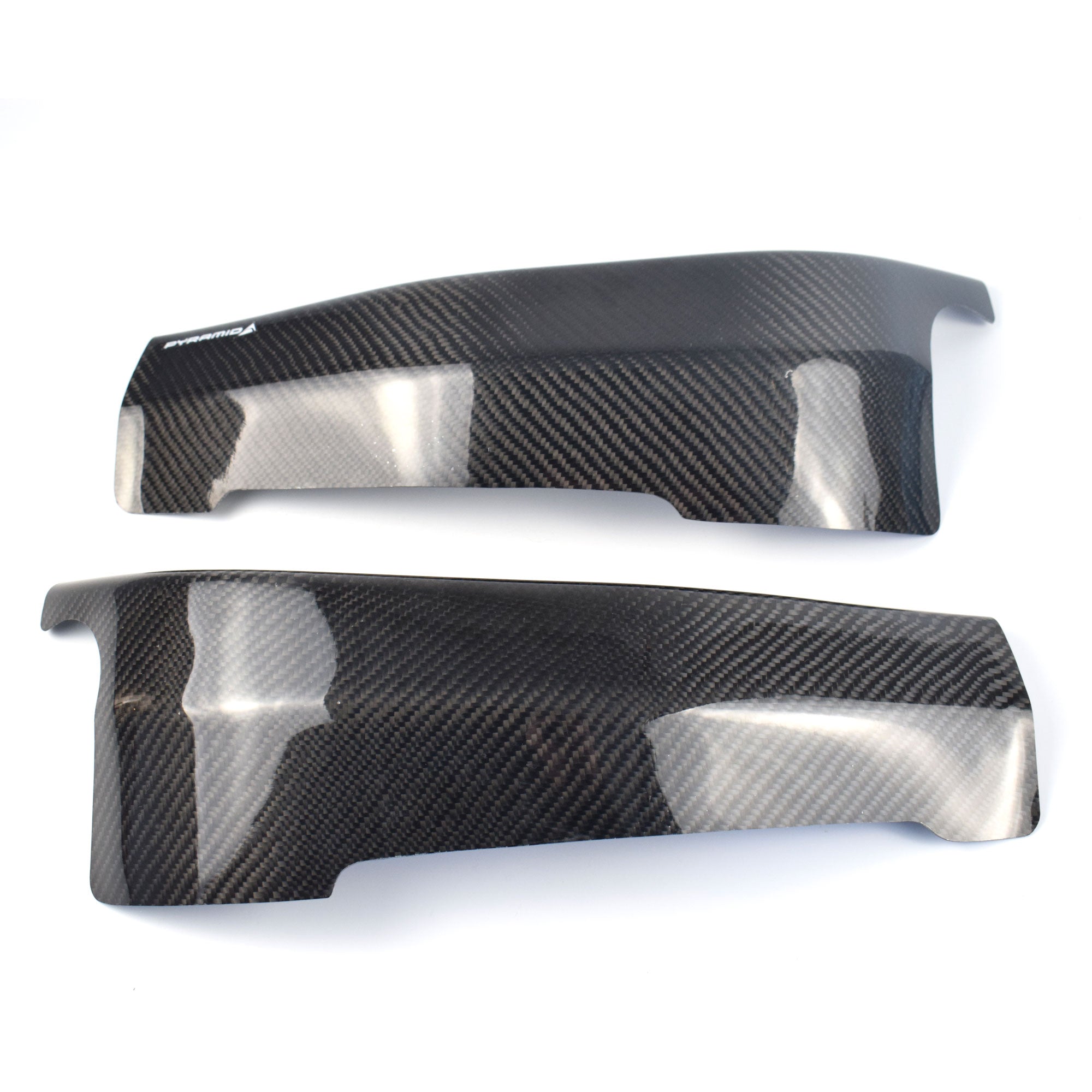 Pyramid Frame Covers | Carbon | Kawasaki Ninja ZX-6R 1998>1999-Frame Covers-Pyramid Motorcycle Accessories