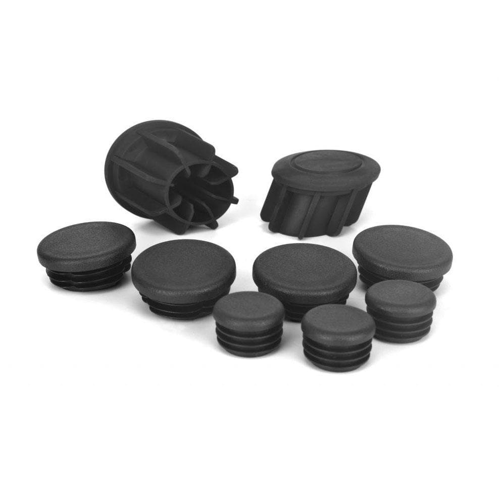 Pyramid Frame End Caps | Matte Black | BMW R1200 GS Rallye/Exc 2017>Current-089400-Frame End Caps-Pyramid Motorcycle Accessories