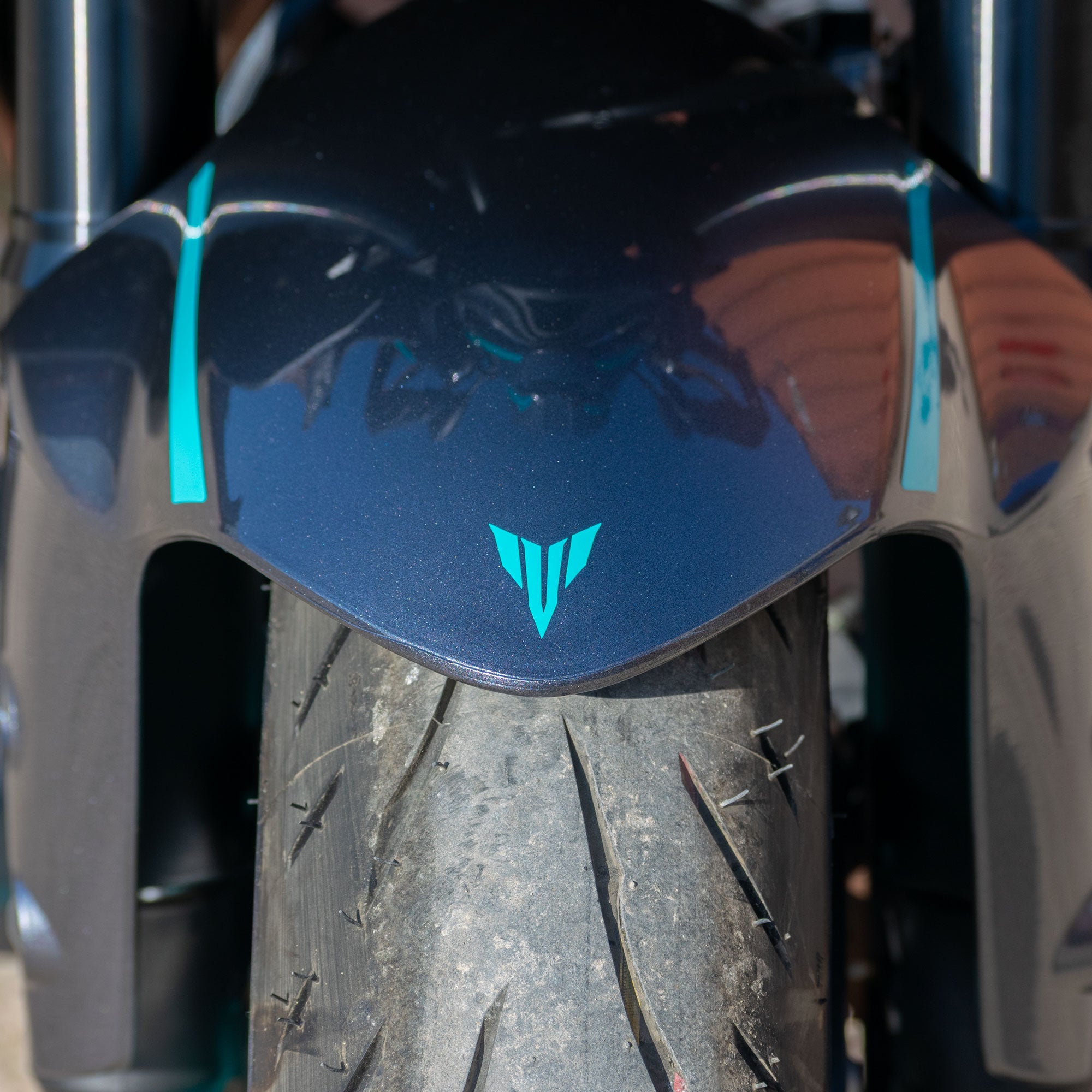 Pyramid Front Guard | Yamaha Blue | Yamaha MT-09 2021>Current-Front Guards-Pyramid Motorcycle Accessories