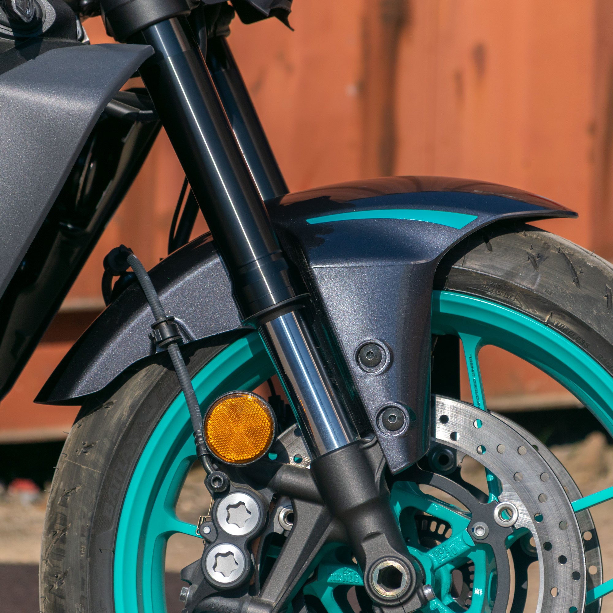 Pyramid Front Guard | Yamaha Blue | Yamaha MT-09 2021>Current-Front Guards-Pyramid Motorcycle Accessories