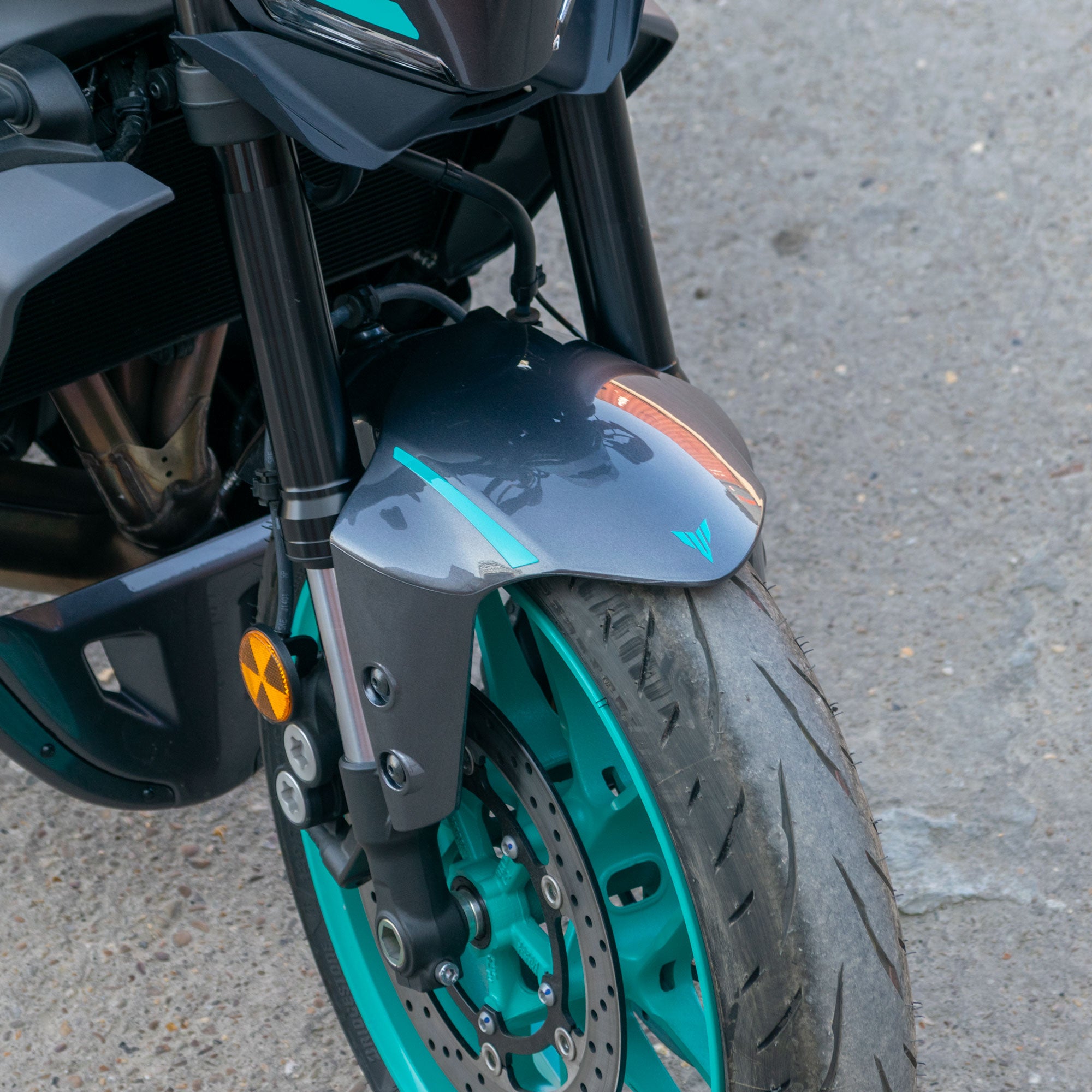 Pyramid Front Guard | Yamaha Blue | Yamaha MT-09 2021>Current-Front Guards-Pyramid Motorcycle Accessories