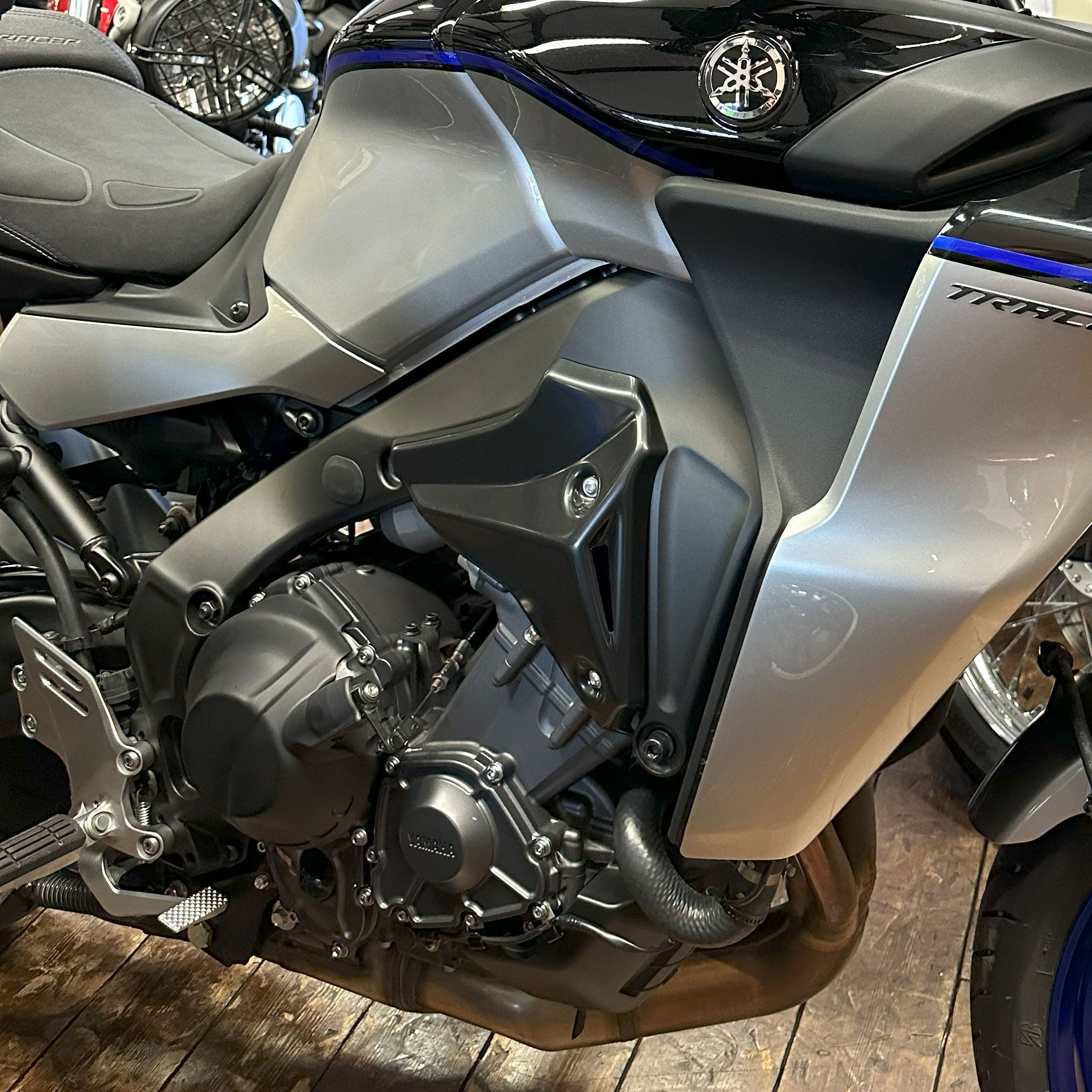 Pyramid Front Infill Panels | GT Colours | Yamaha Tracer 9 GT/GT+ 2021>Current -   Pyramid Motorcycle Accessories