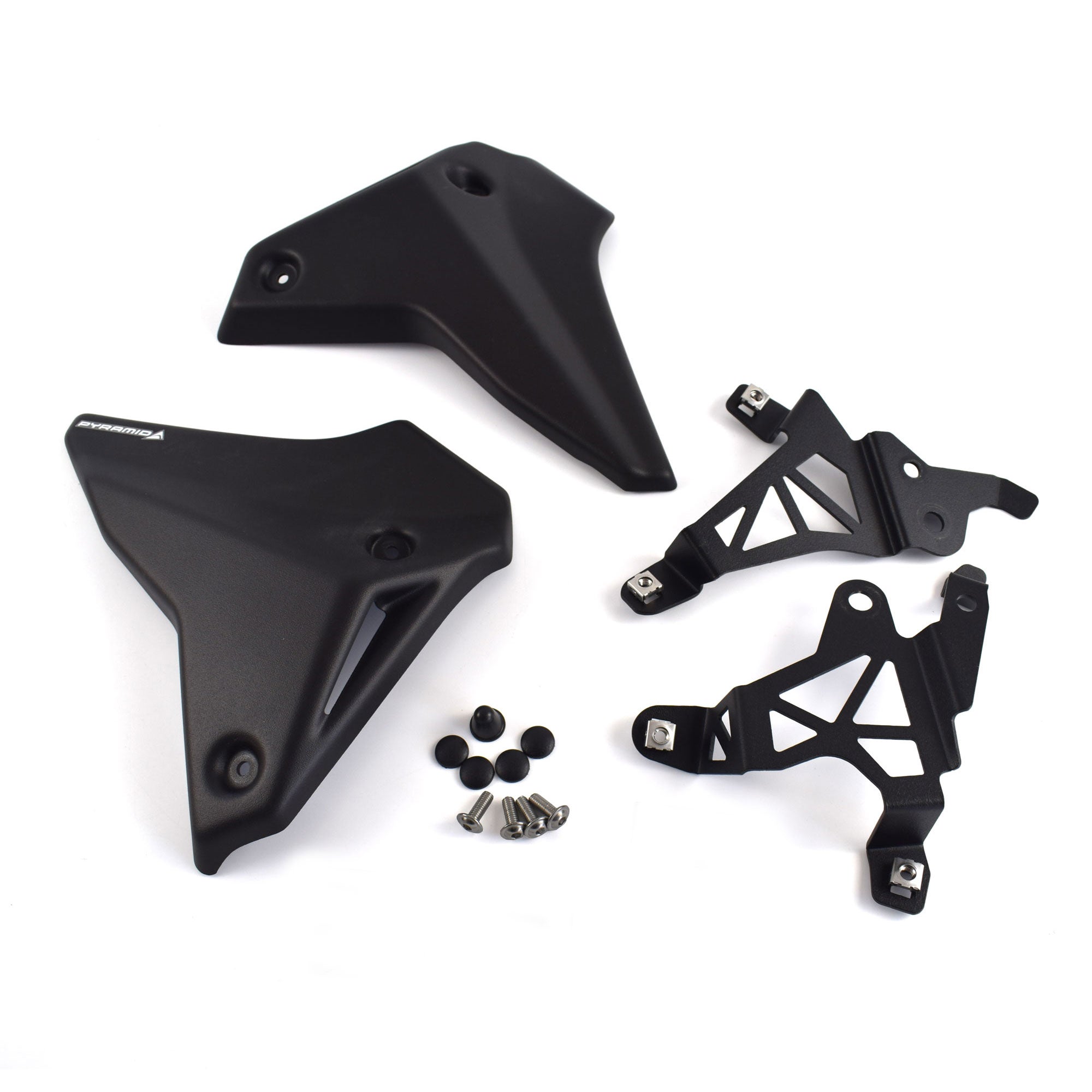 Pyramid Front Infill Panels | Matte Black | Yamaha Tracer 9 GT/GT+ 2021>Current -  Shop name