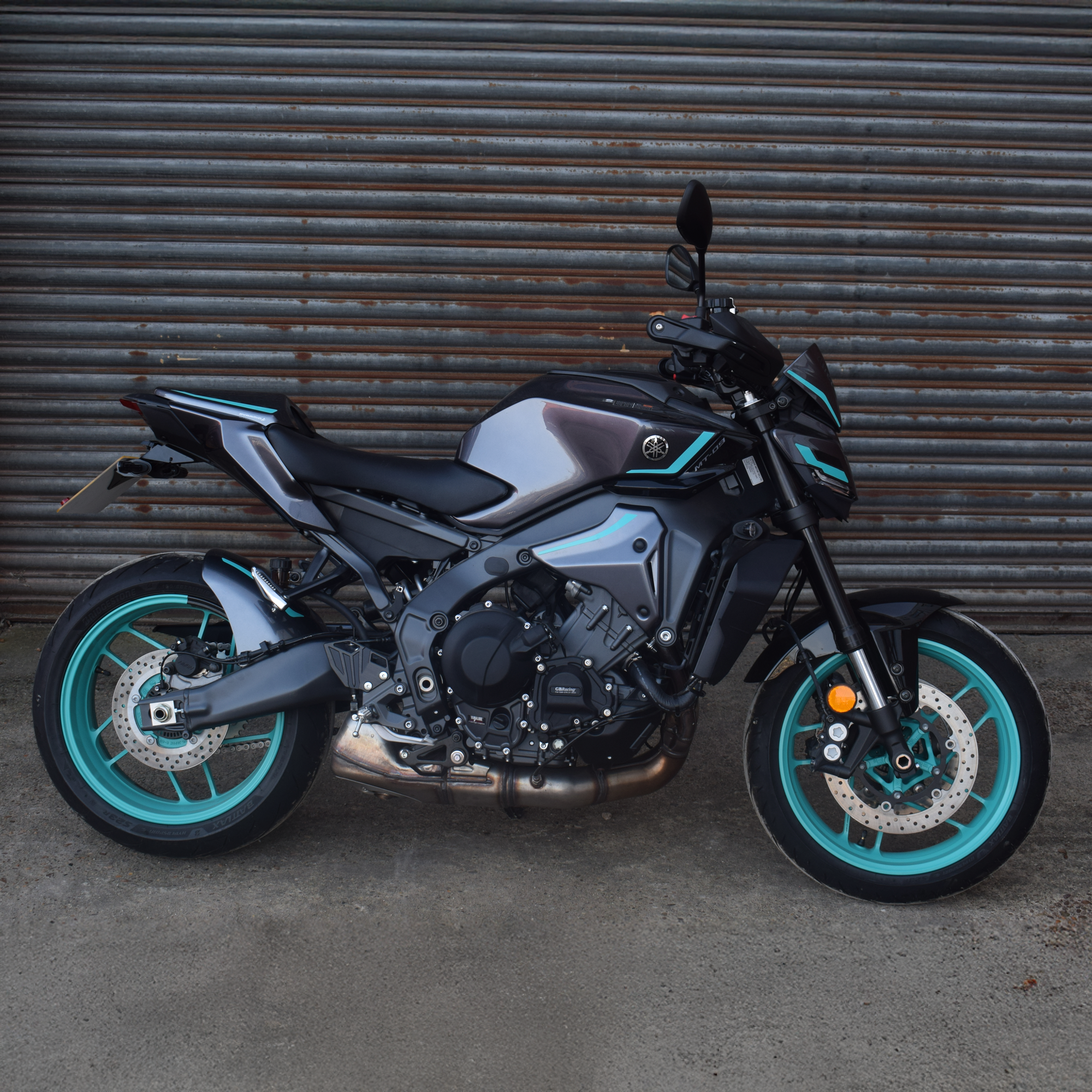 Pyramid Front Infill Panels | Midnight Cyan | Yamaha MT-09 2021>Current -  Shop name