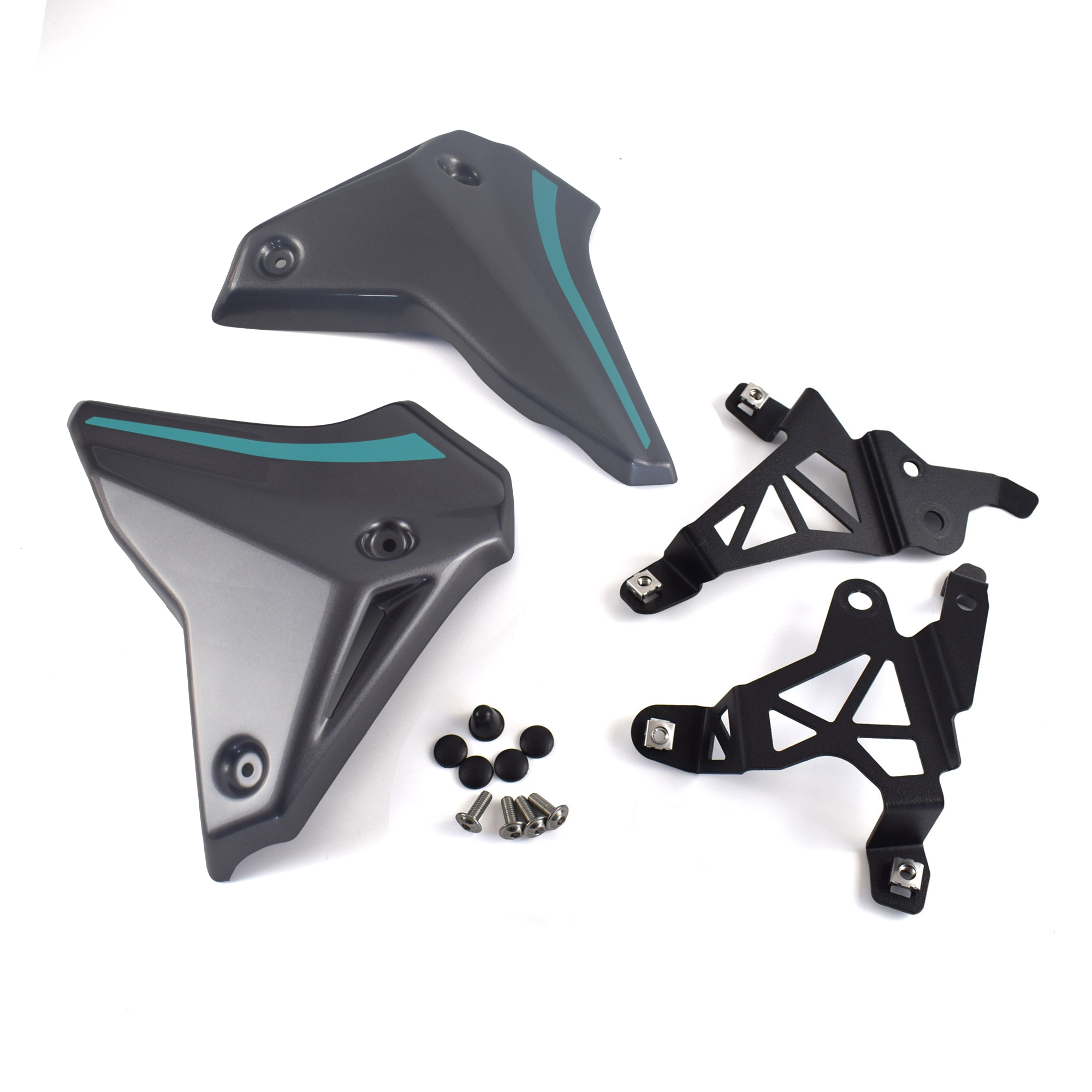 Pyramid Front Infill Panels | Midnight Cyan | Yamaha MT-09 2021>Current -  Shop name