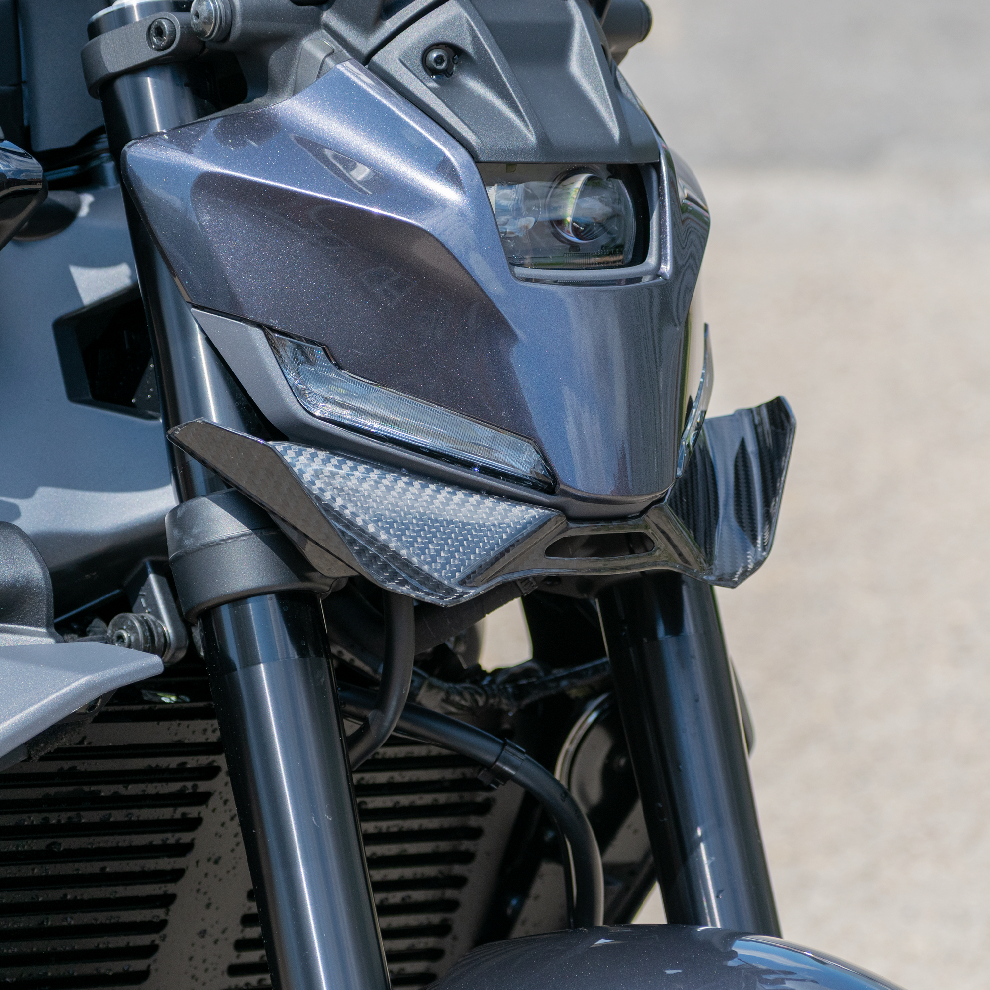 Pyramid Frontal Wing | Carbon Fibre | Yamaha MT-09 2024>Current -   Pyramid Motorcycle Accessories