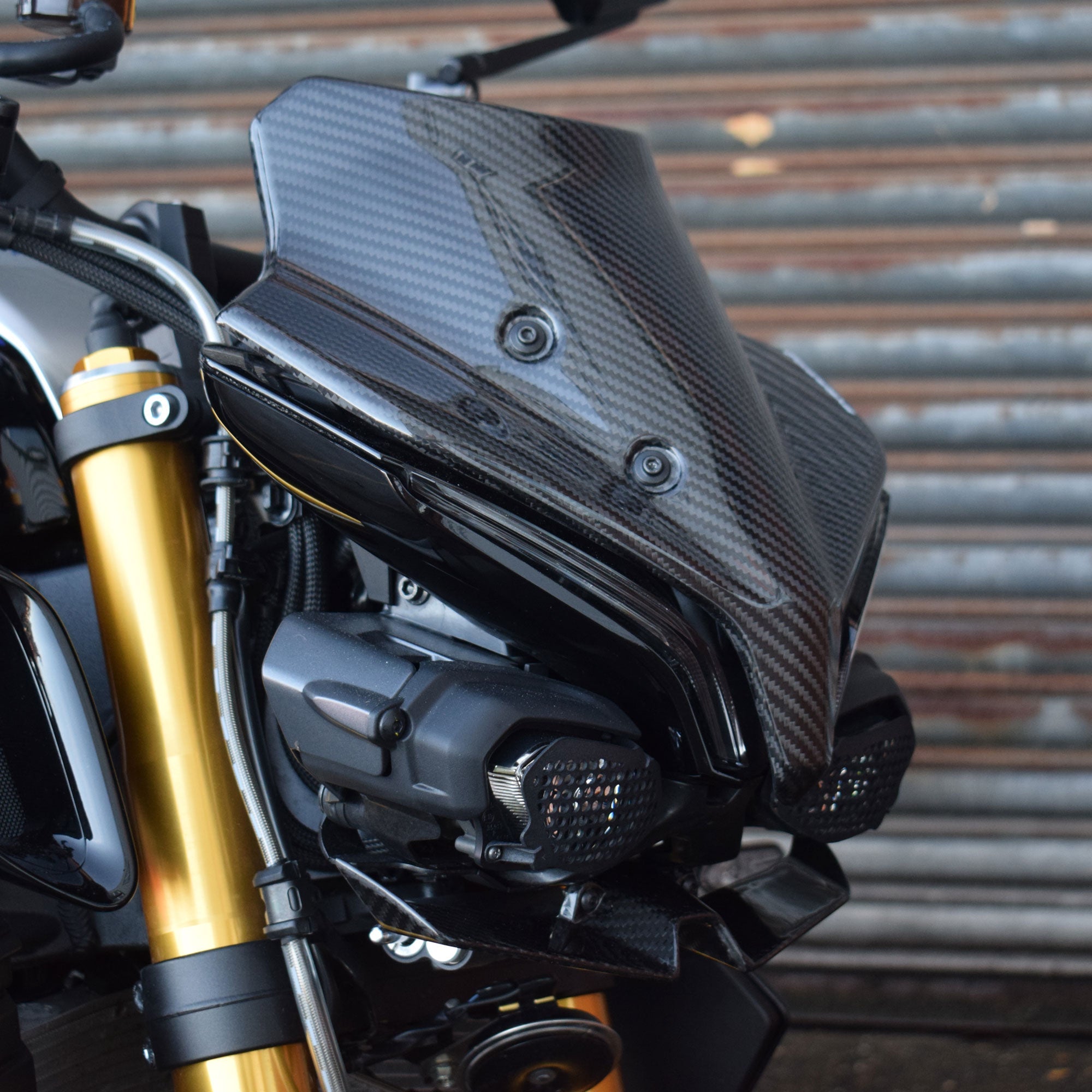 Pyramid Frontal Wing | Carbon Fibre | Yamaha MT-10 2022>Current-38288A-Side Spoilers-Pyramid Motorcycle Accessories