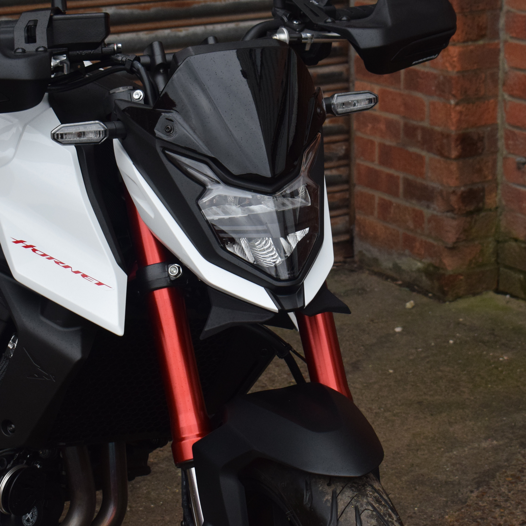Pyramid Frontal Wing | Matte Black | Honda CB750 Hornet 2023>2024-Wings-Pyramid Motorcycle Accessories