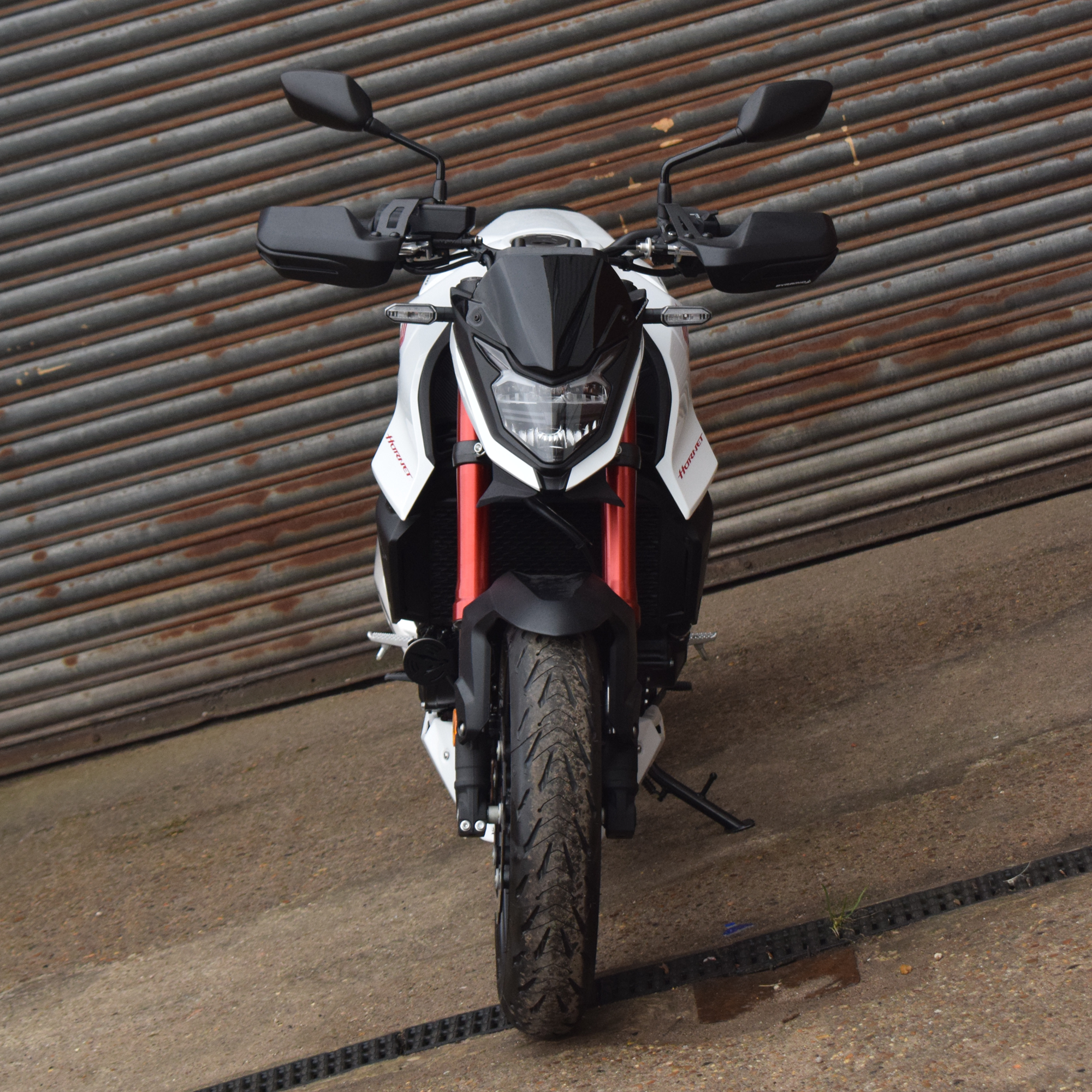 Pyramid Frontal Wing | Matte Black | Honda CB750 Hornet 2023>2024-Wings-Pyramid Motorcycle Accessories