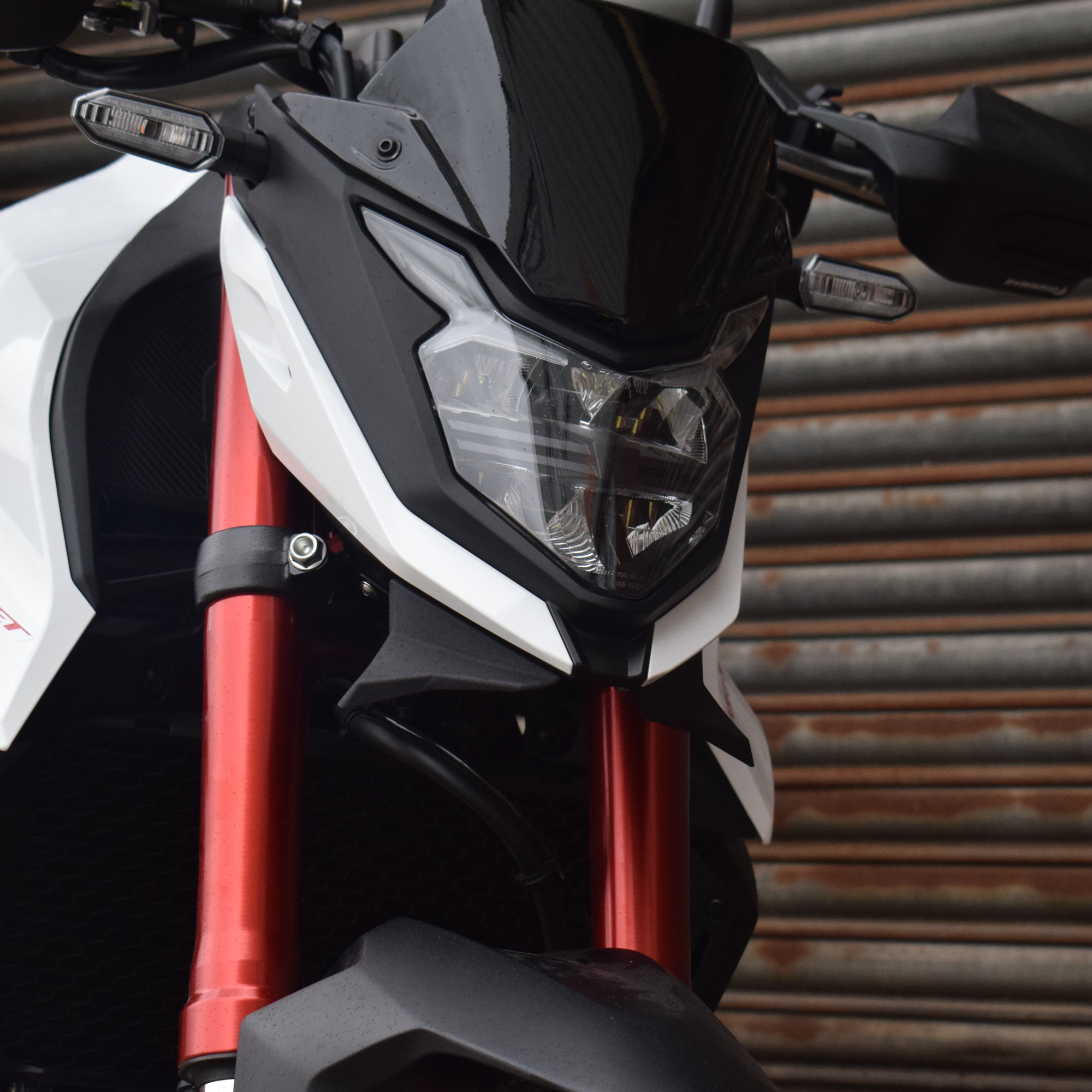 Pyramid Frontal Wing | Matte Black | Honda CB750 Hornet 2023>2024-Wings-Pyramid Motorcycle Accessories