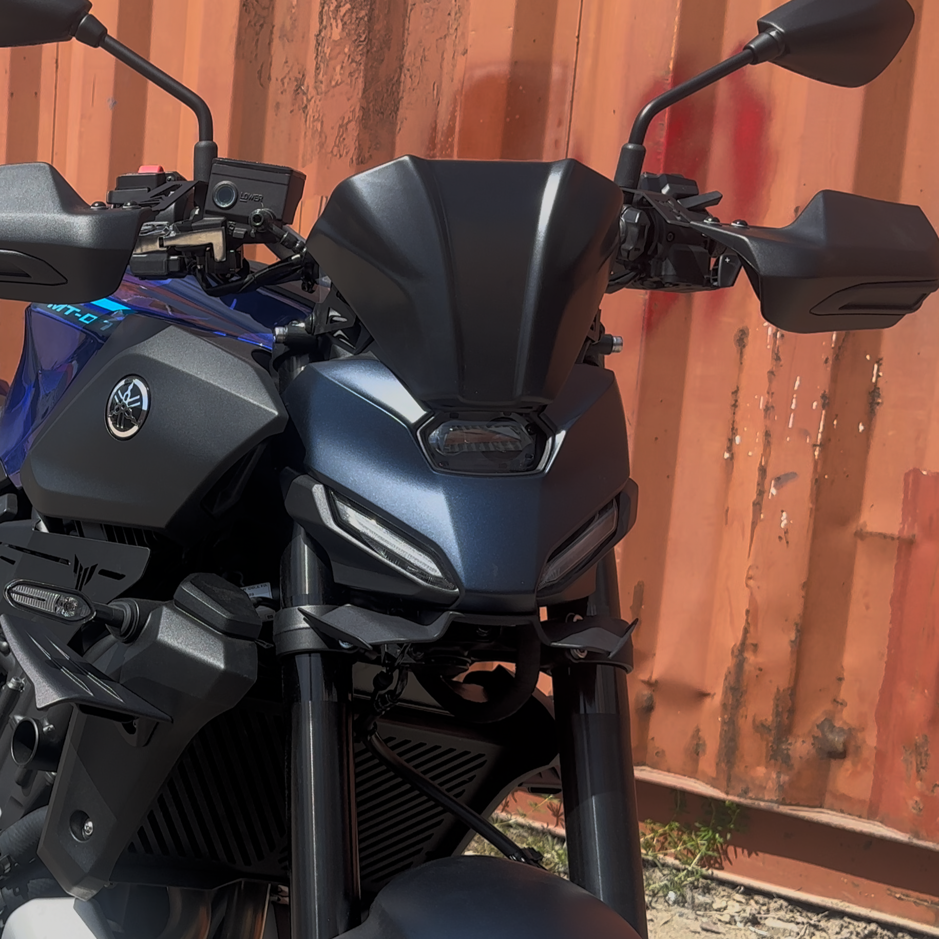 Pyramid Frontal Wing | Matte Black | Yamaha MT-07 2025>Current -  Shop name