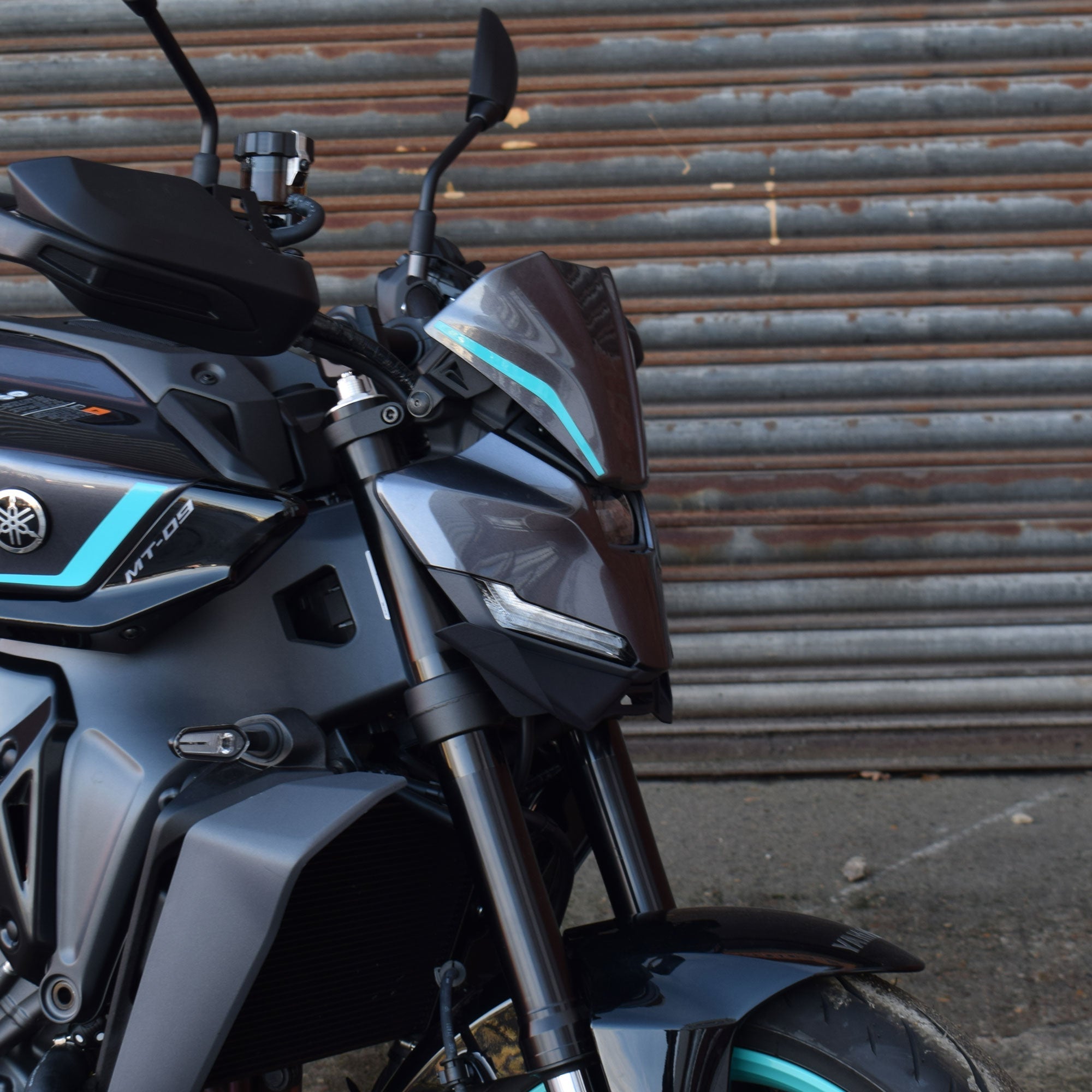 Pyramid Frontal Wing | Matte Black | Yamaha MT-09 2024>Current-38250M-Screens-Pyramid Motorcycle Accessories