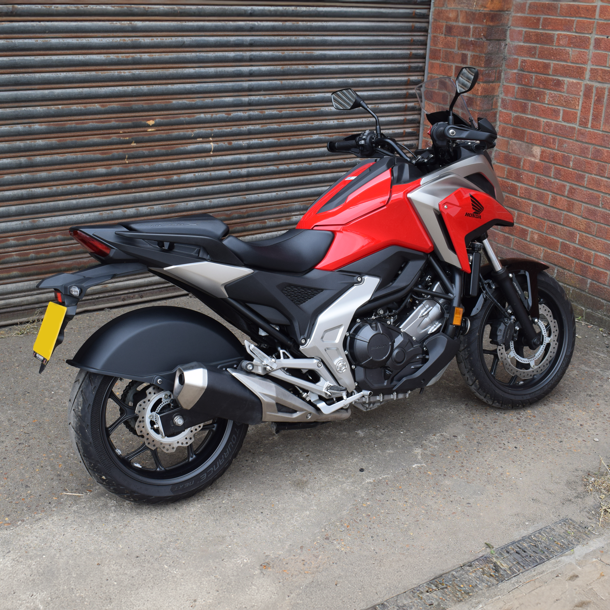Pyramid Full Rear Hugger | Matte Black | Honda NC 700 S 2012>Current-Huggers-Pyramid Motorcycle Accessories