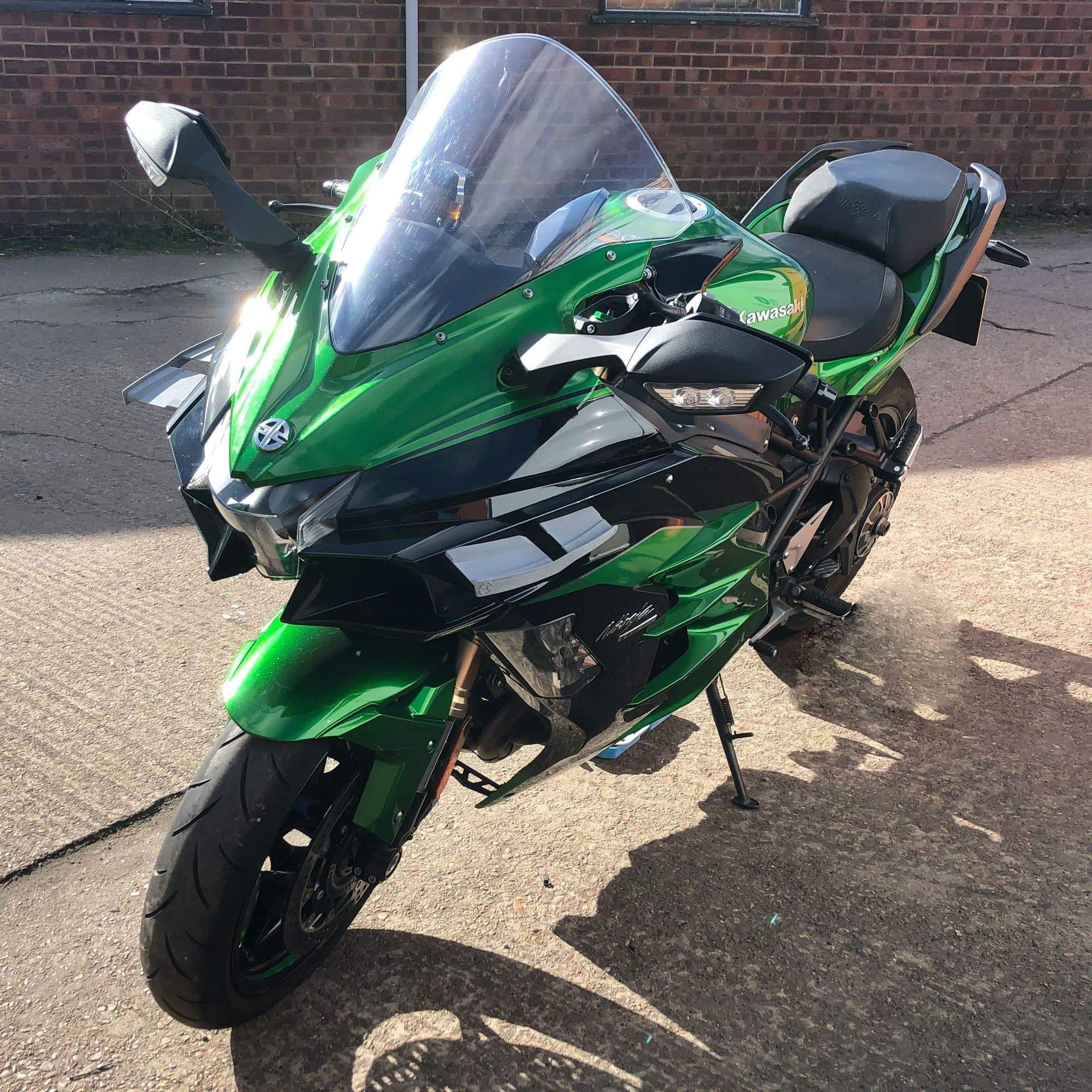 Pyramid GP Wings | Unpainted | Kawasaki Ninja H2 SX 2018>2021-Side Spoilers-Pyramid Motorcycle Accessories
