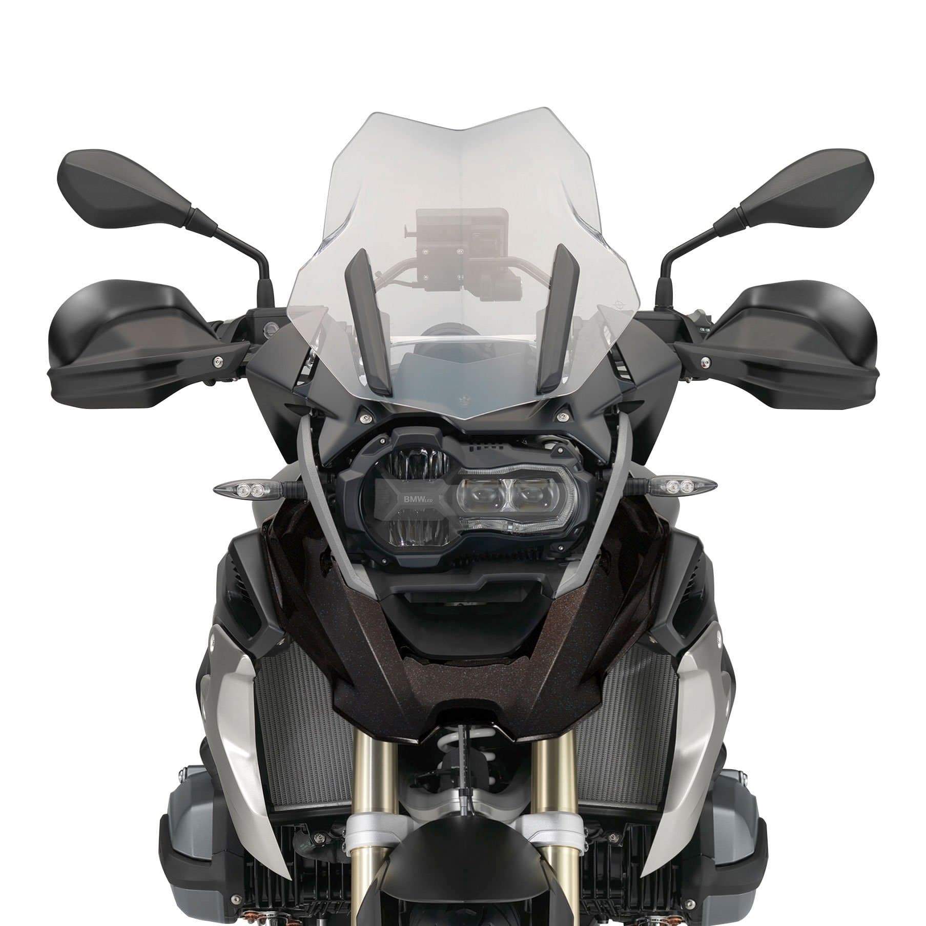 Pyramid Handguard Extensions | Matte Black | BMW R 1200 GS 2013>2018-Handguard Extensions-Pyramid Motorcycle Accessories