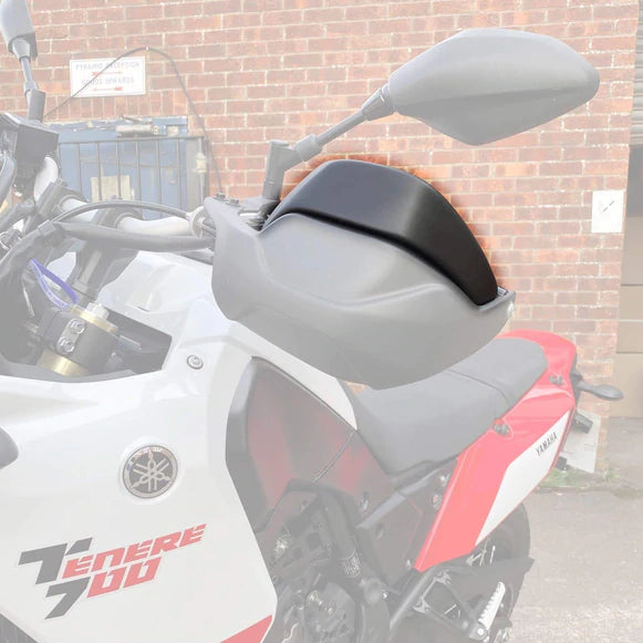 Pyramid Handguard Extensions | Matte Black | Yamaha Tenere 700 Rally Edition 2021>Current-Handguard Extensions-Pyramid Motorcycle Accessories
