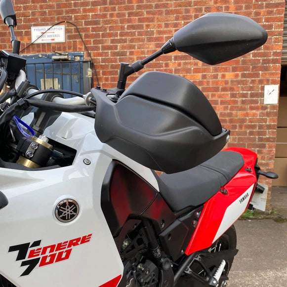 Pyramid Handguard Extensions | Matte Black | Yamaha Tenere 700 Rally Edition 2021>Current-Handguard Extensions-Pyramid Motorcycle Accessories