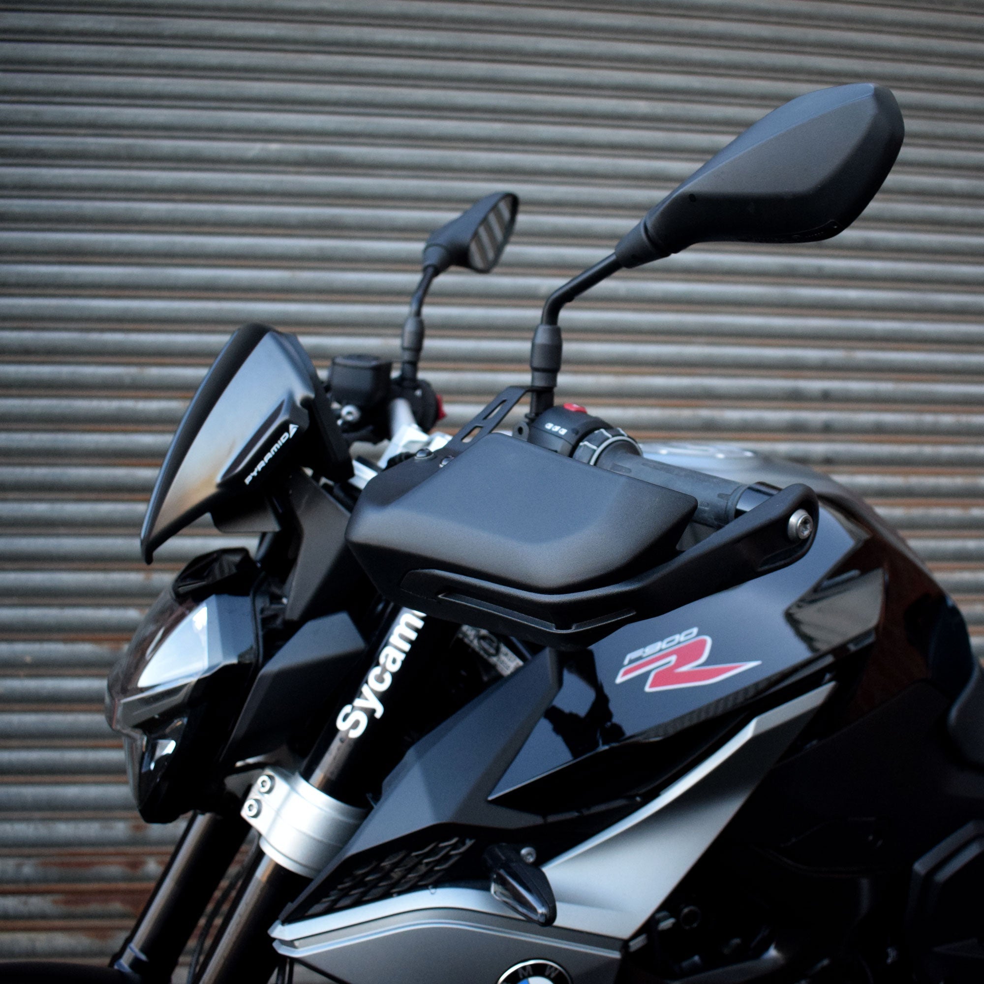 Pyramid Handguards | Matte Black | BMW R1300R 2025>Current -   Pyramid Motorcycle Accessories