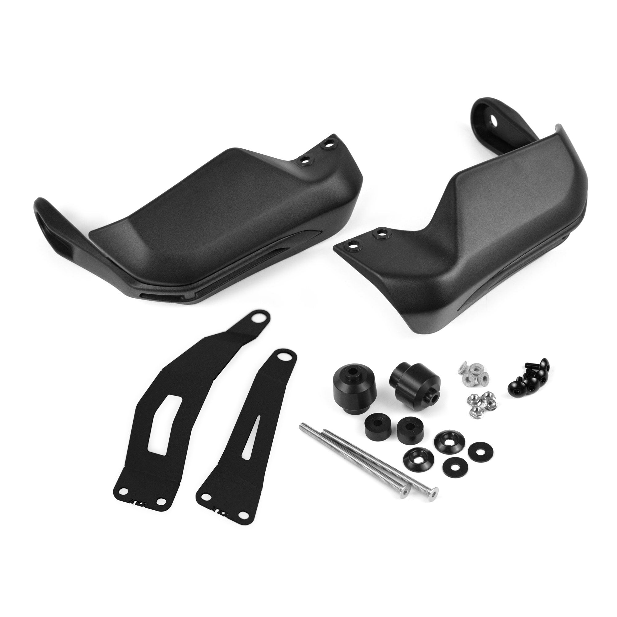 Pyramid Handguards | Matte Black | Honda CB 750 Hornet 2023>2025-30192M-Handguards-Pyramid Motorcycle Accessories