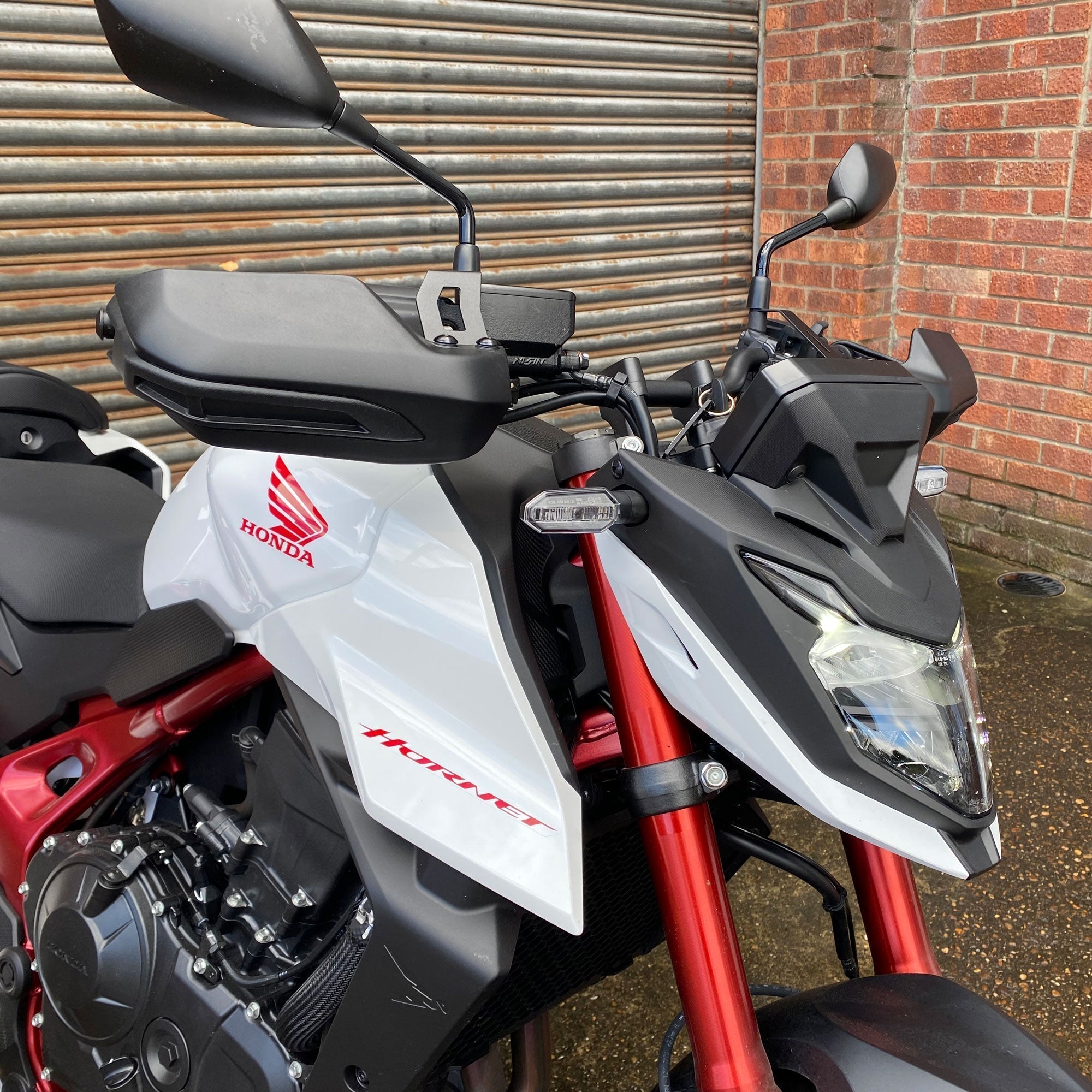 Pyramid Handguards | Matte Black | Honda CB750 Hornet 2023>2025 -  Shop name