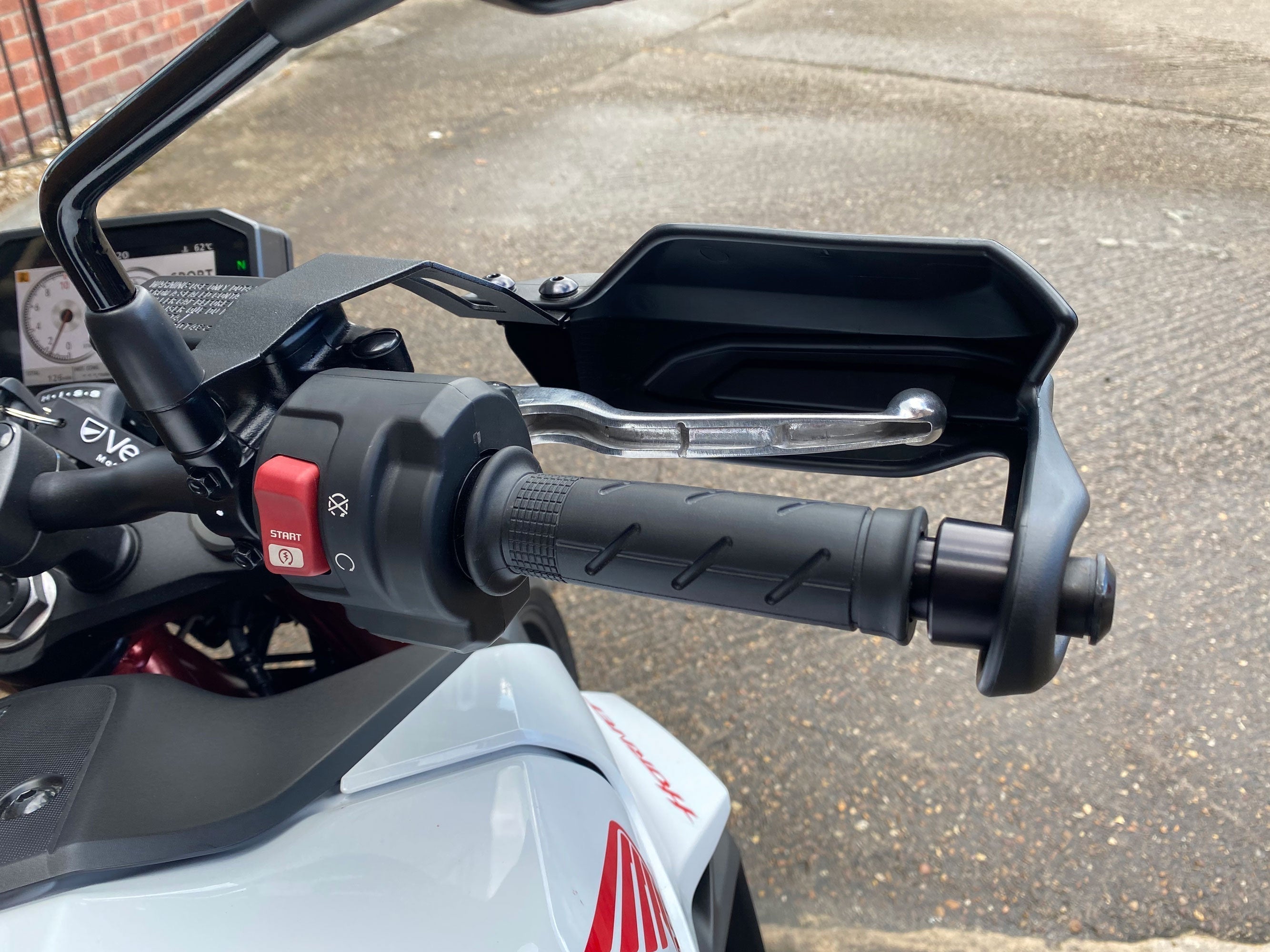 Pyramid Handguards | Matte Black | Honda CB750 Hornet 2023>2025 -  Shop name