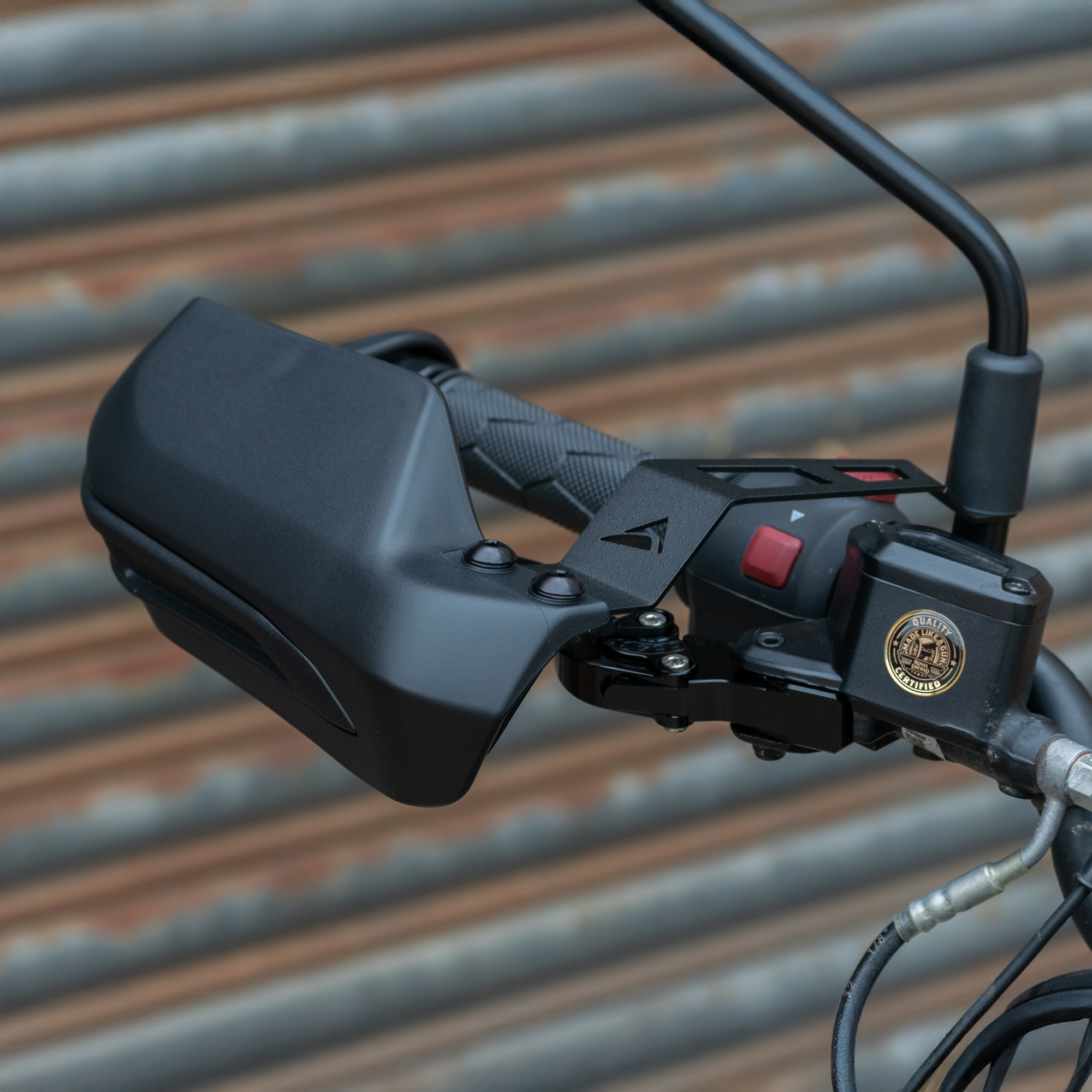 Pyramid Handguards | Matte Black | Royal Enfield Guerrilla 450 2024>Current -  Shop name