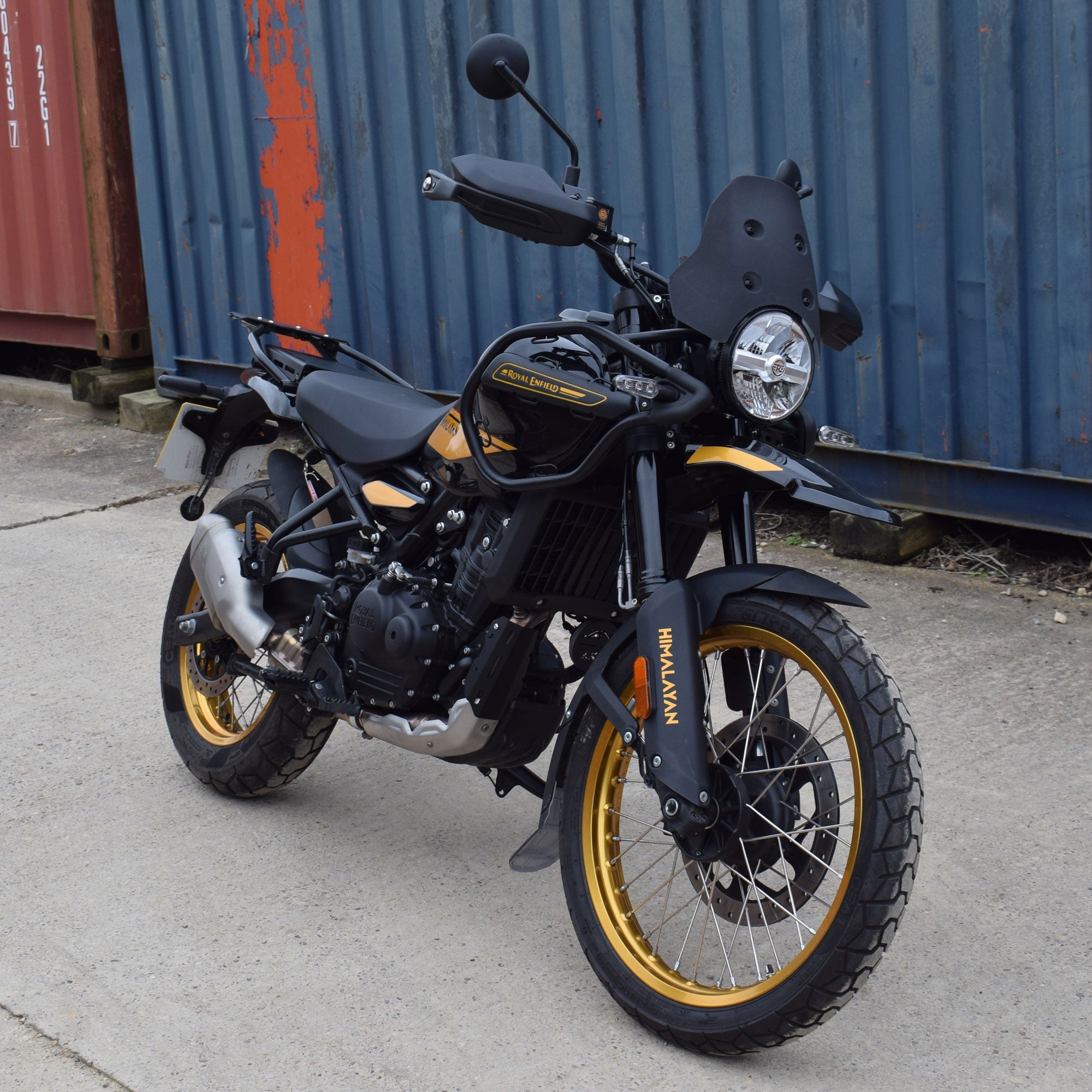 Pyramid Handguards | Matte Black | Royal Enfield Himalayan 450 2024>Current -  Shop name