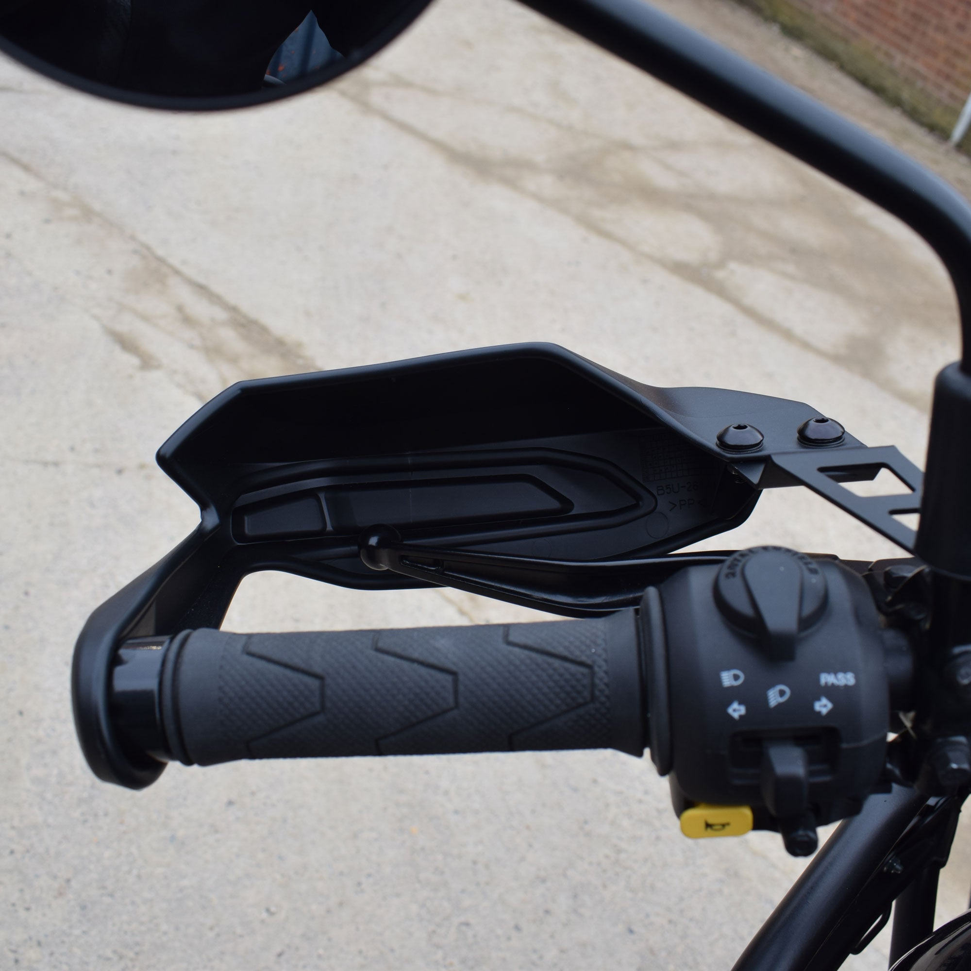 Pyramid Handguards | Matte Black | Royal Enfield Himalayan 450 2024>Current -  Shop name