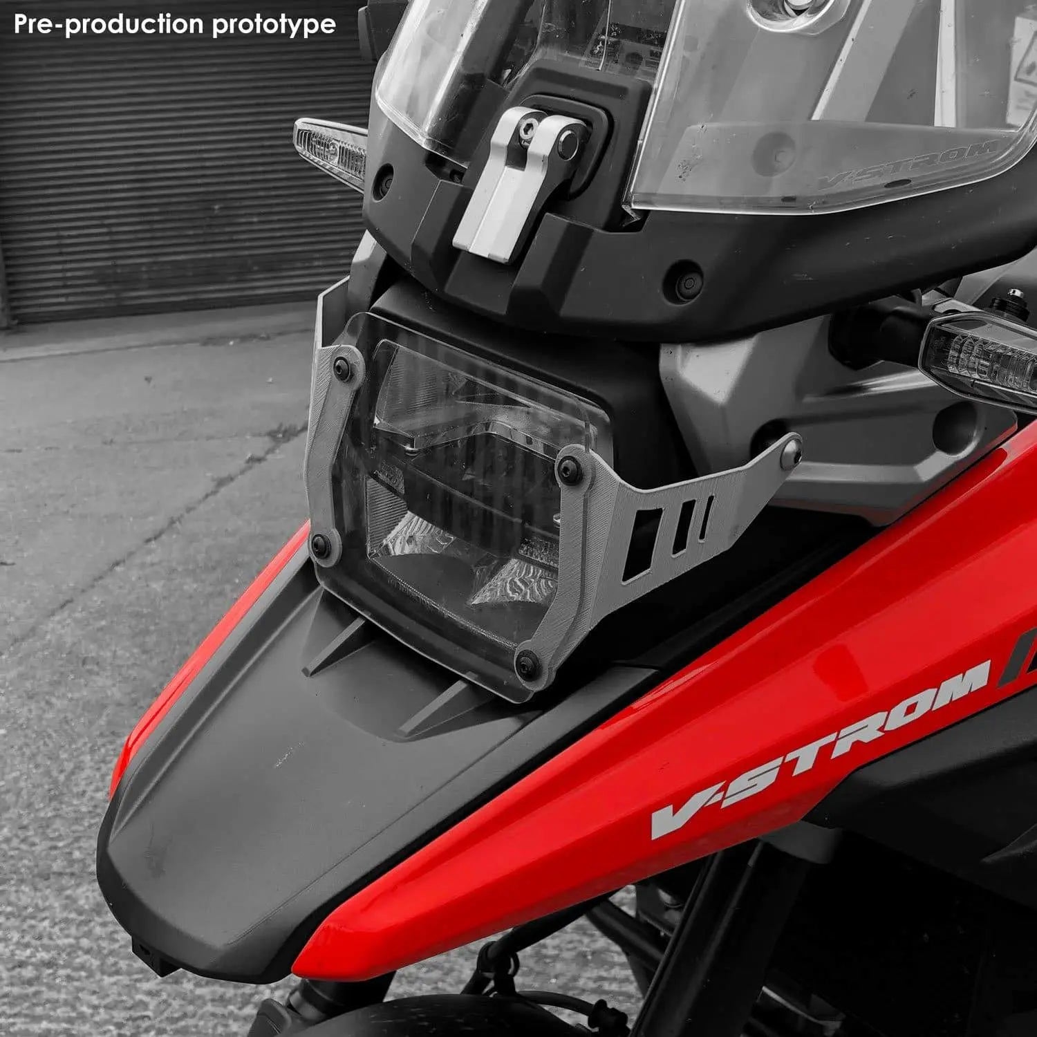 Pyramid Headlight Guard | Clear | Suzuki V-Strom 1050XT 2020>Current -  Shop name
