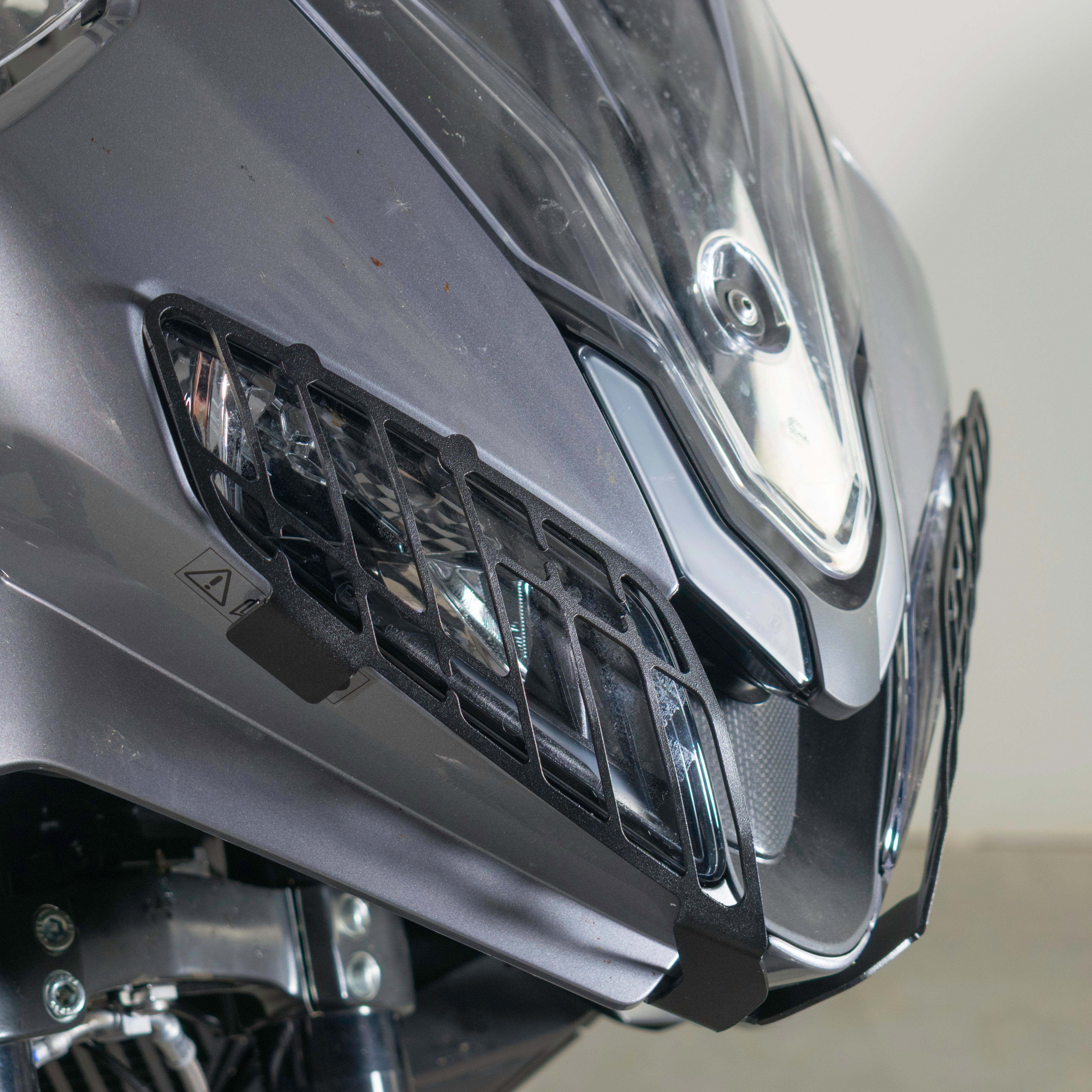 Pyramid Headlight Guards | Matte Black | Triumph Tiger Sport 800 2025>Current-Headlight Protection-Pyramid Motorcycle Accessories