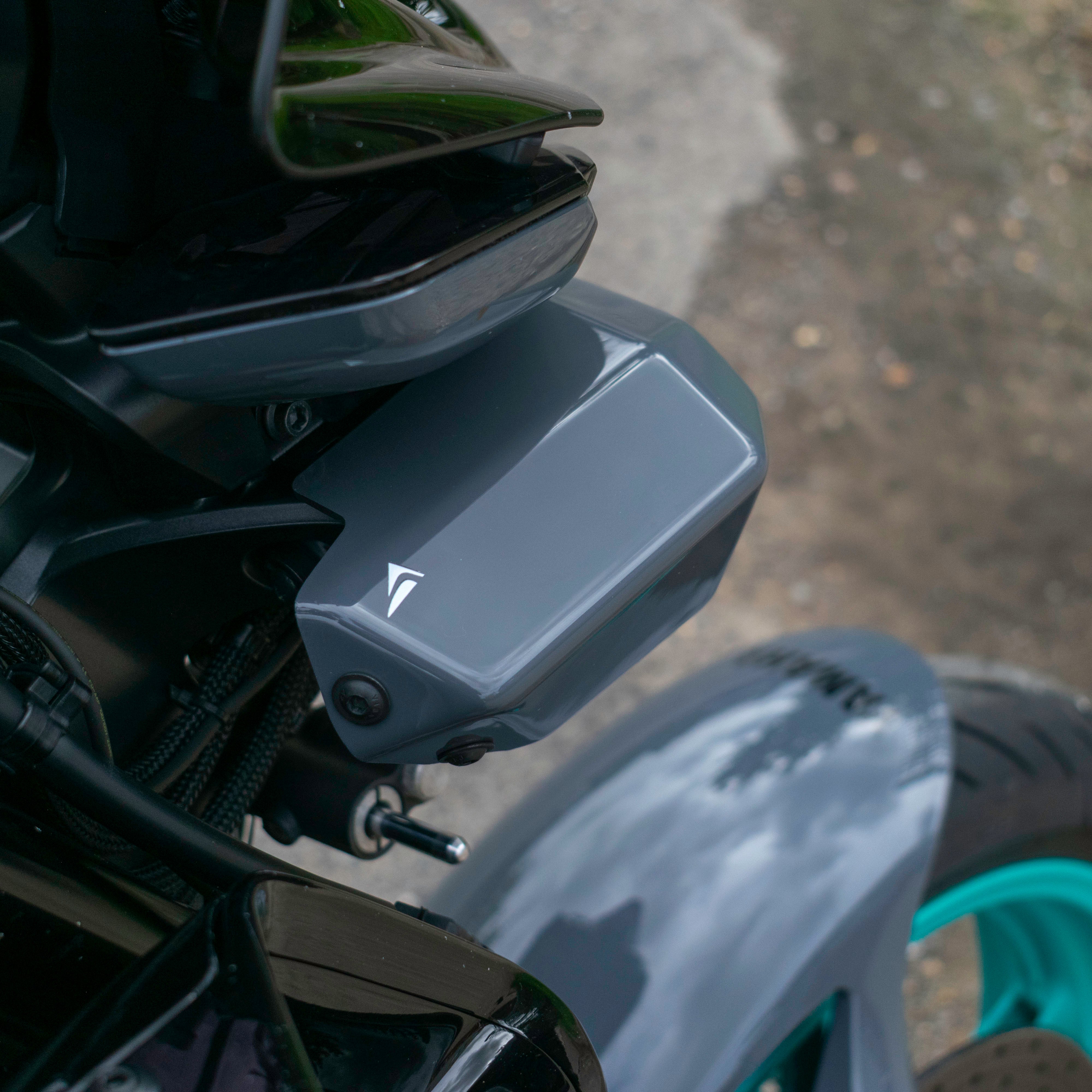 Pyramid Headlight Shrouds | Cyan Storm | Yamaha MT-10 2022>Current-Decals-Pyramid Motorcycle Accessories