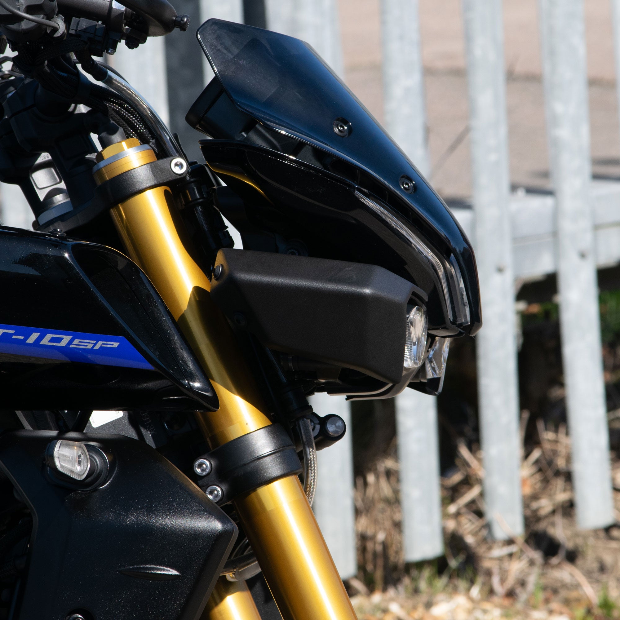 Pyramid Headlight Shrouds | Matte Black | Yamaha MT-10 inc SP 2022>Current-Decals-Pyramid Motorcycle Accessories