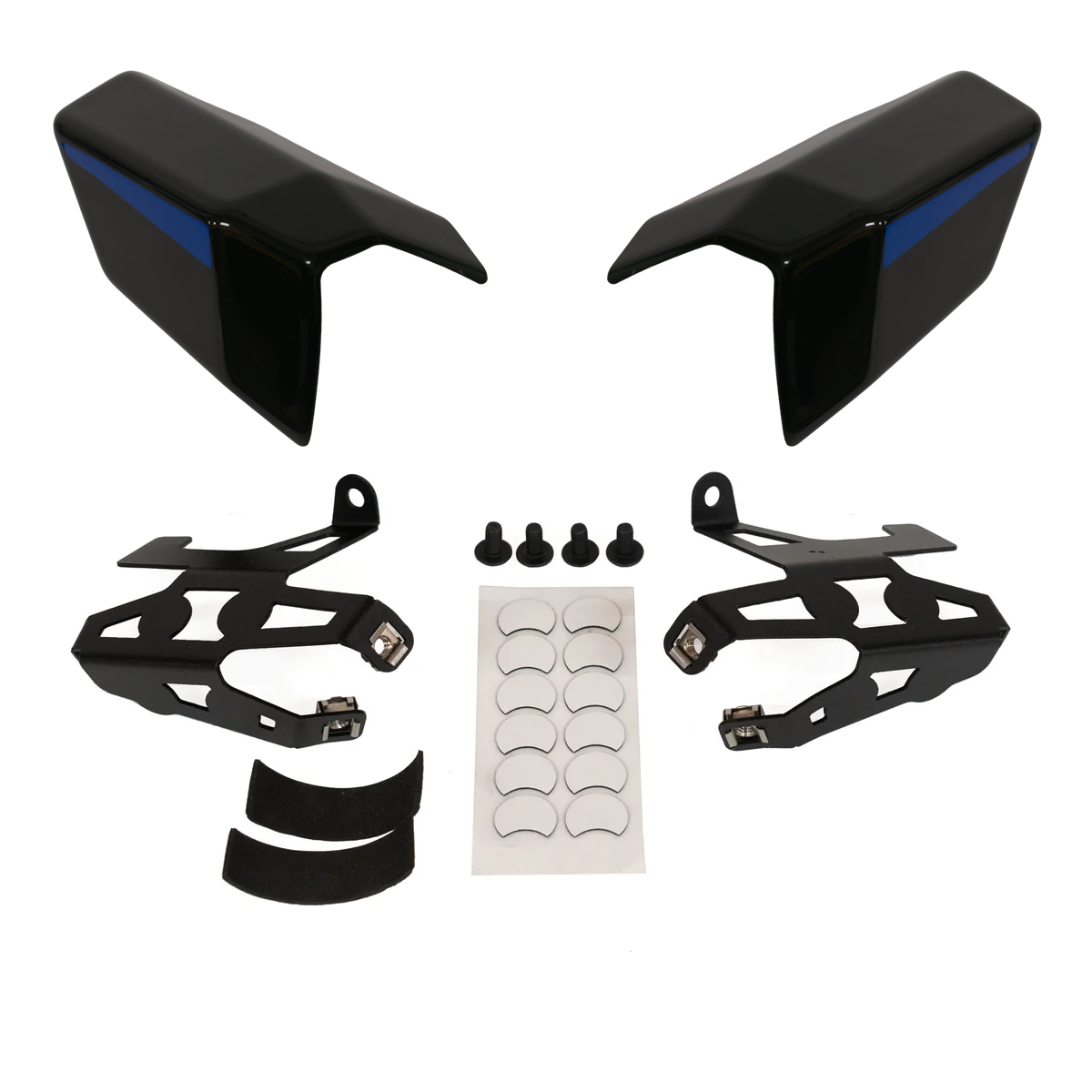 Pyramid Headlight Shrouds | Midnight Black (USA: Raven Black) | Yamaha MT-10 inc SP 2022>Current-Decals-Pyramid Motorcycle Accessories