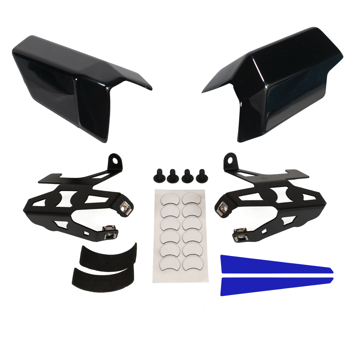 Pyramid Headlight Shrouds | Midnight Black (USA: Raven Black) | Yamaha MT-10 inc SP 2022>Current-Decals-Pyramid Motorcycle Accessories