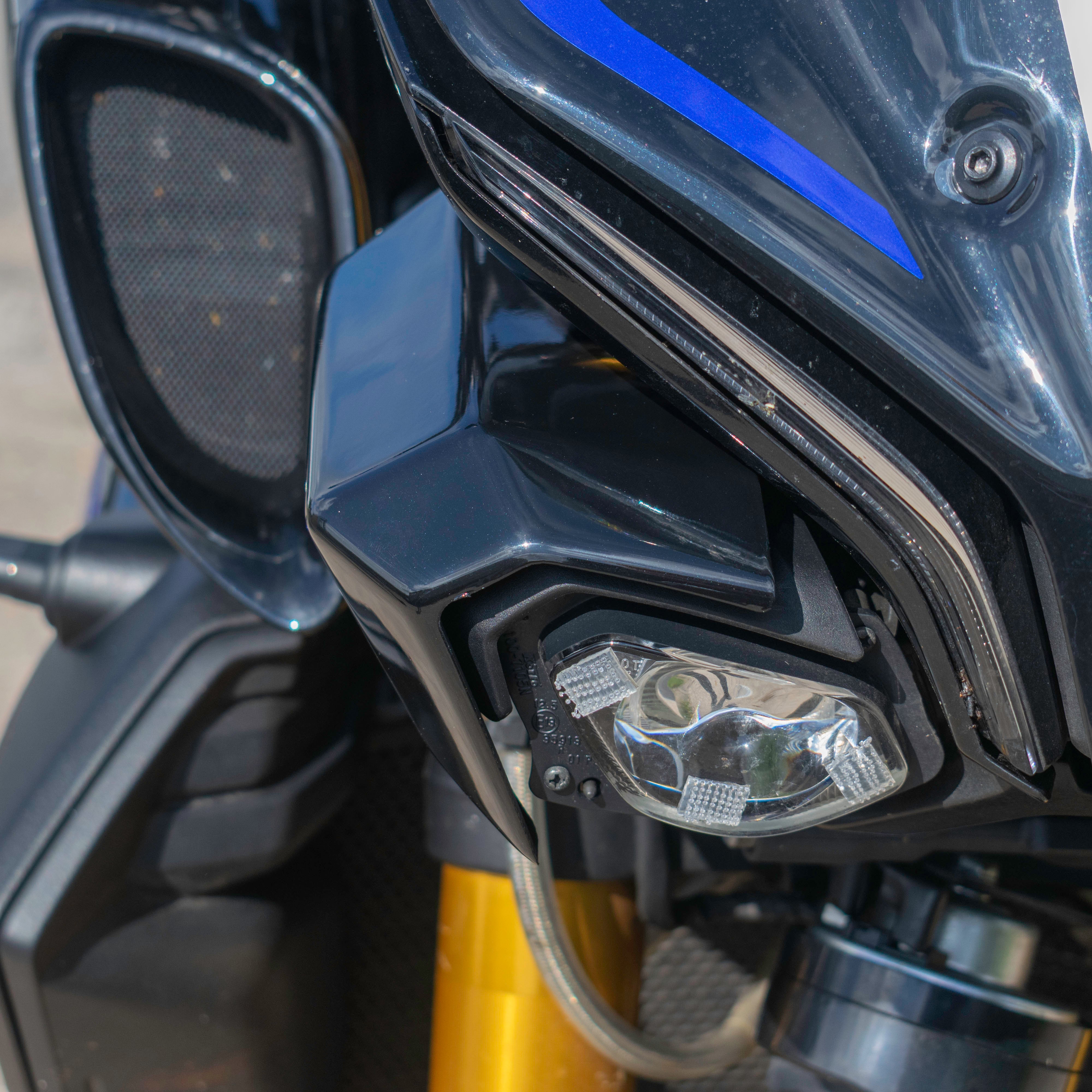Pyramid Headlight Shrouds | Midnight Black (USA: Raven Black) | Yamaha MT-10 inc SP 2022>Current-Decals-Pyramid Motorcycle Accessories