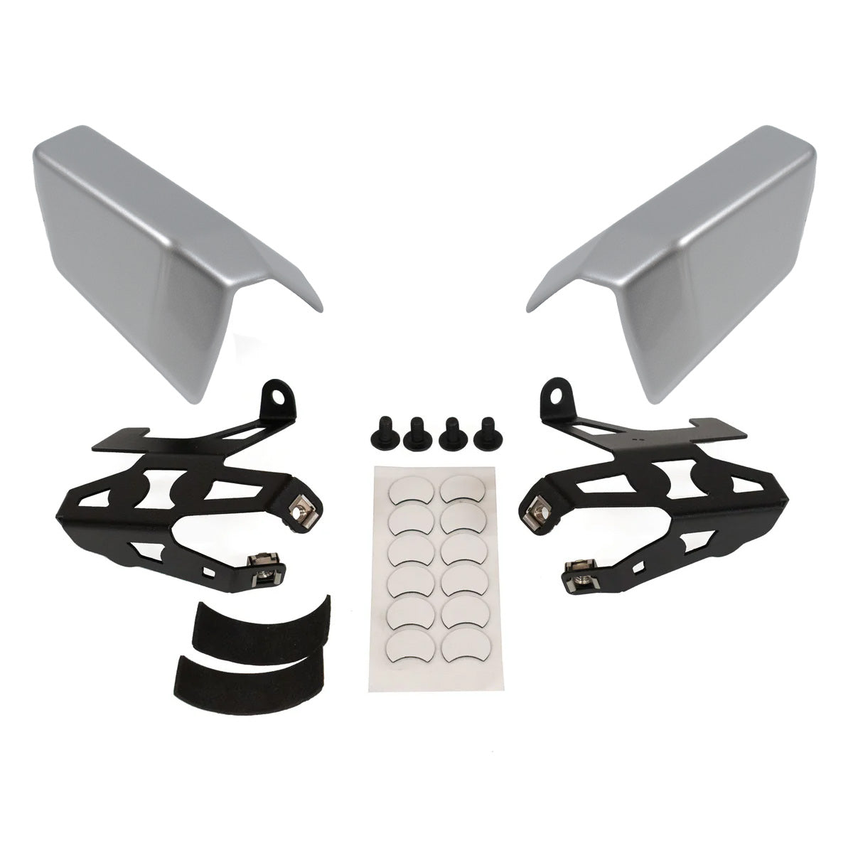 Pyramid Headlight Shrouds | SP Liquid Metal | Yamaha MT-10 2024>Current-Decals-Pyramid Motorcycle Accessories