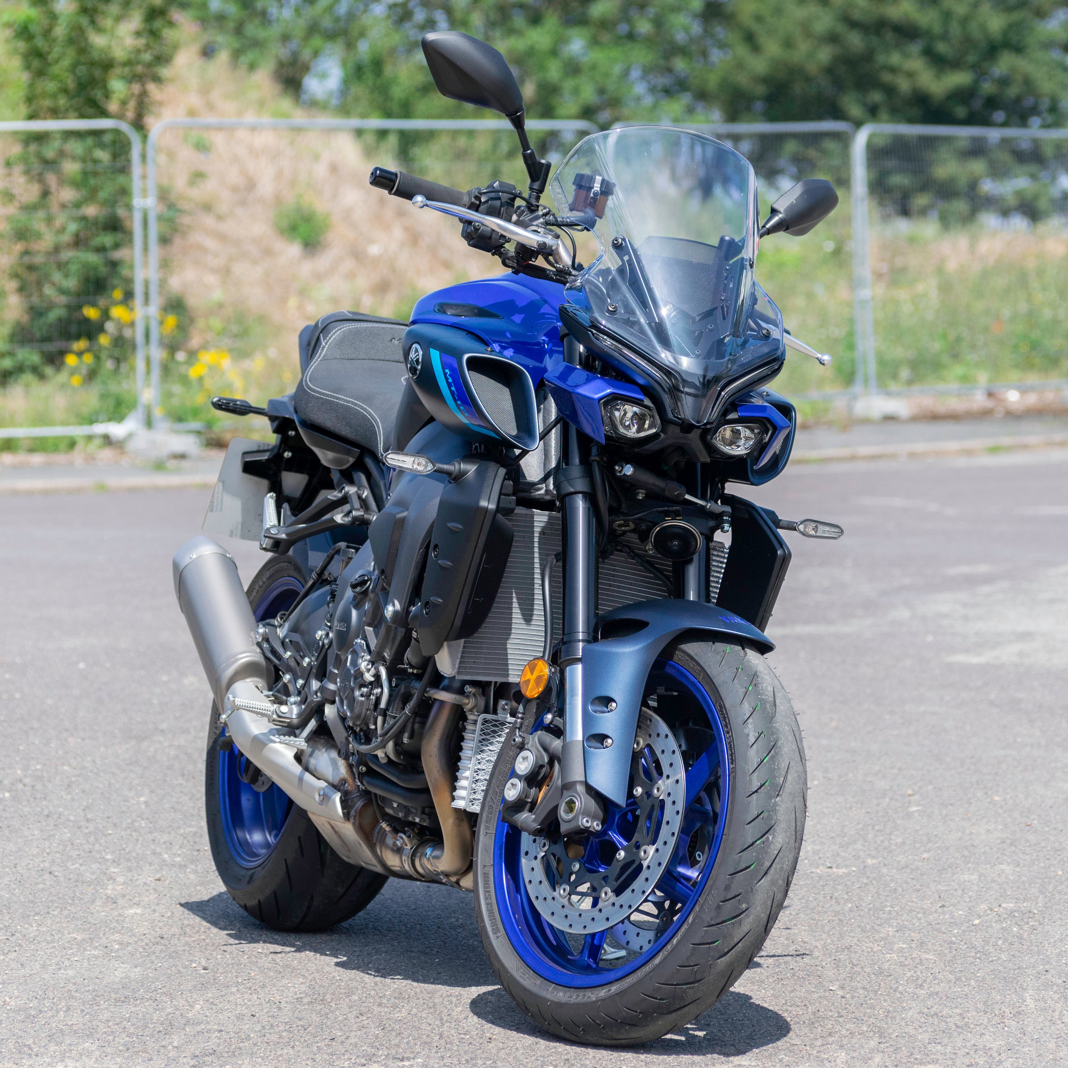 Pyramid Headlight Shrouds | Tech Black | Yamaha MT-10 2022>Current-Decals-Pyramid Motorcycle Accessories