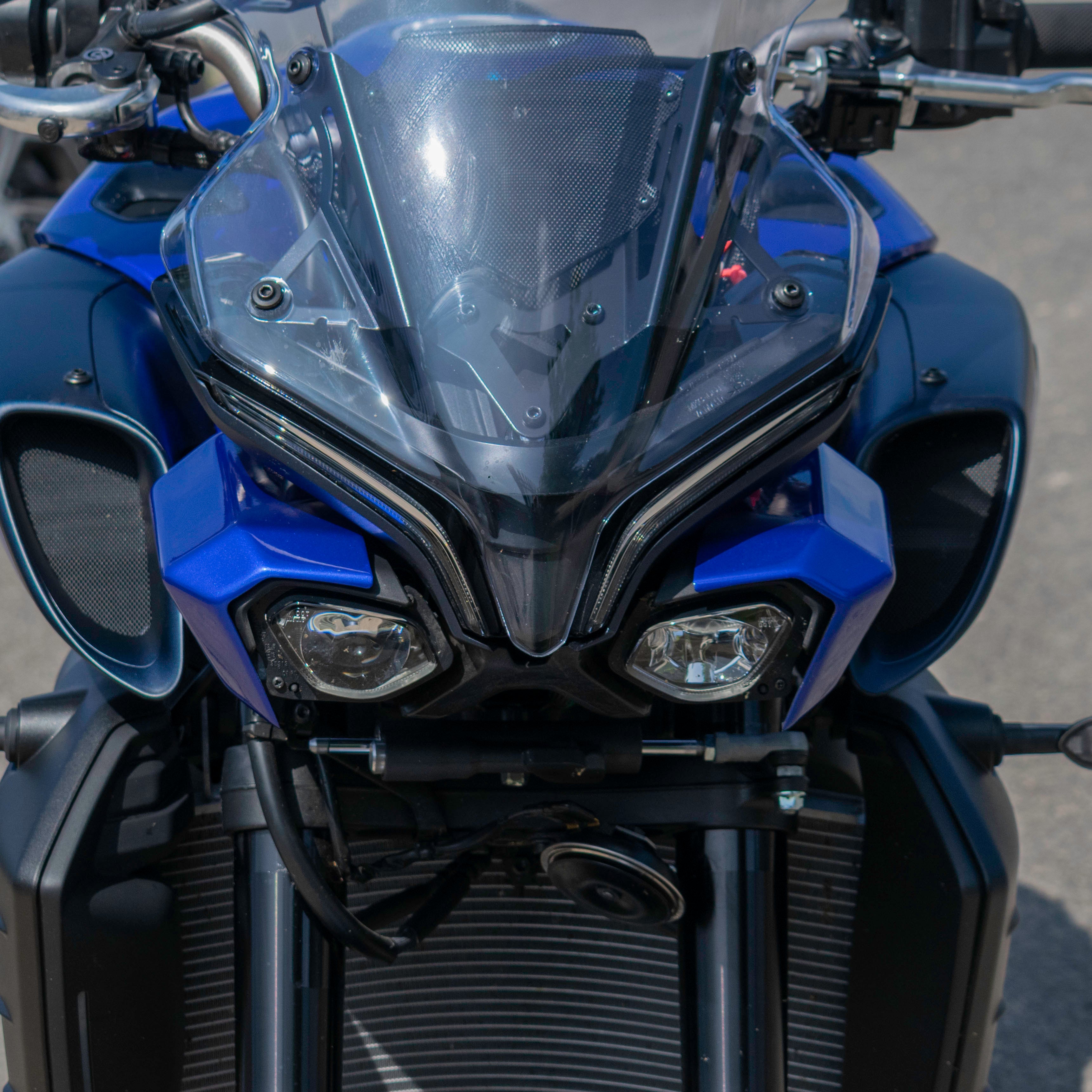 Pyramid Headlight Shrouds | Tech Black | Yamaha MT-10 2022>Current-Decals-Pyramid Motorcycle Accessories