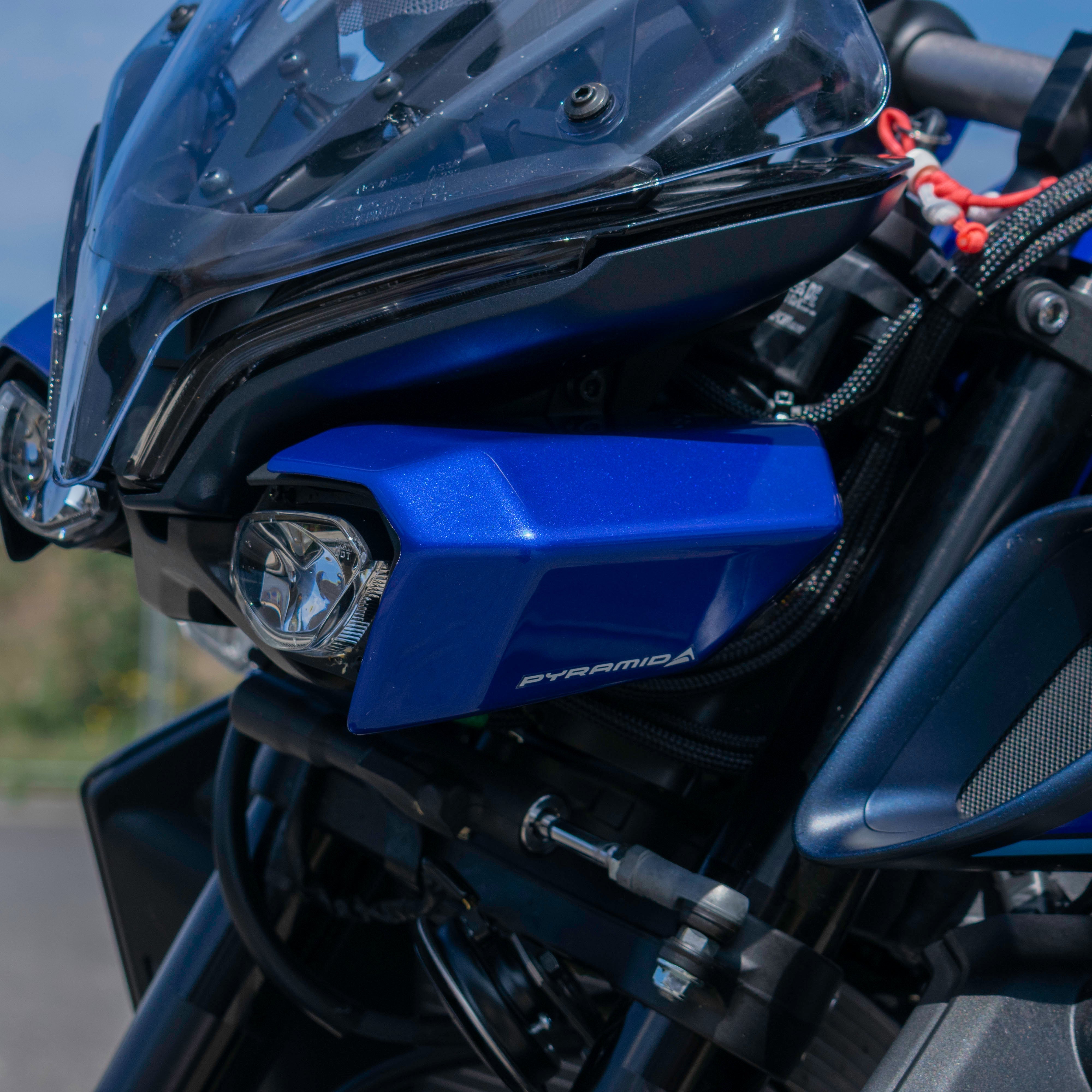 Pyramid Headlight Shrouds | Tech Black | Yamaha MT-10 2022>Current -  Shop name