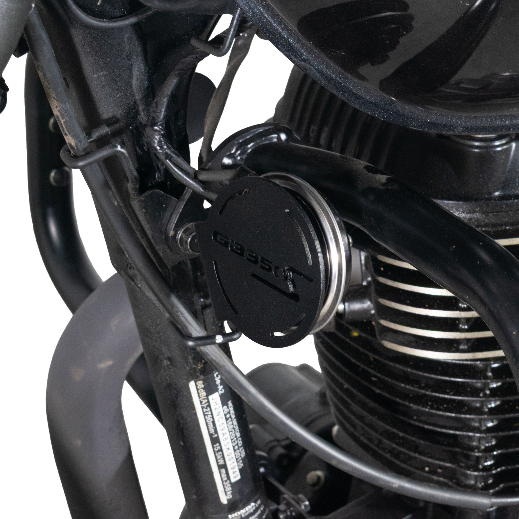 Pyramid Horn Cover | Black | Honda GB350S 2025>Current -  Shop name