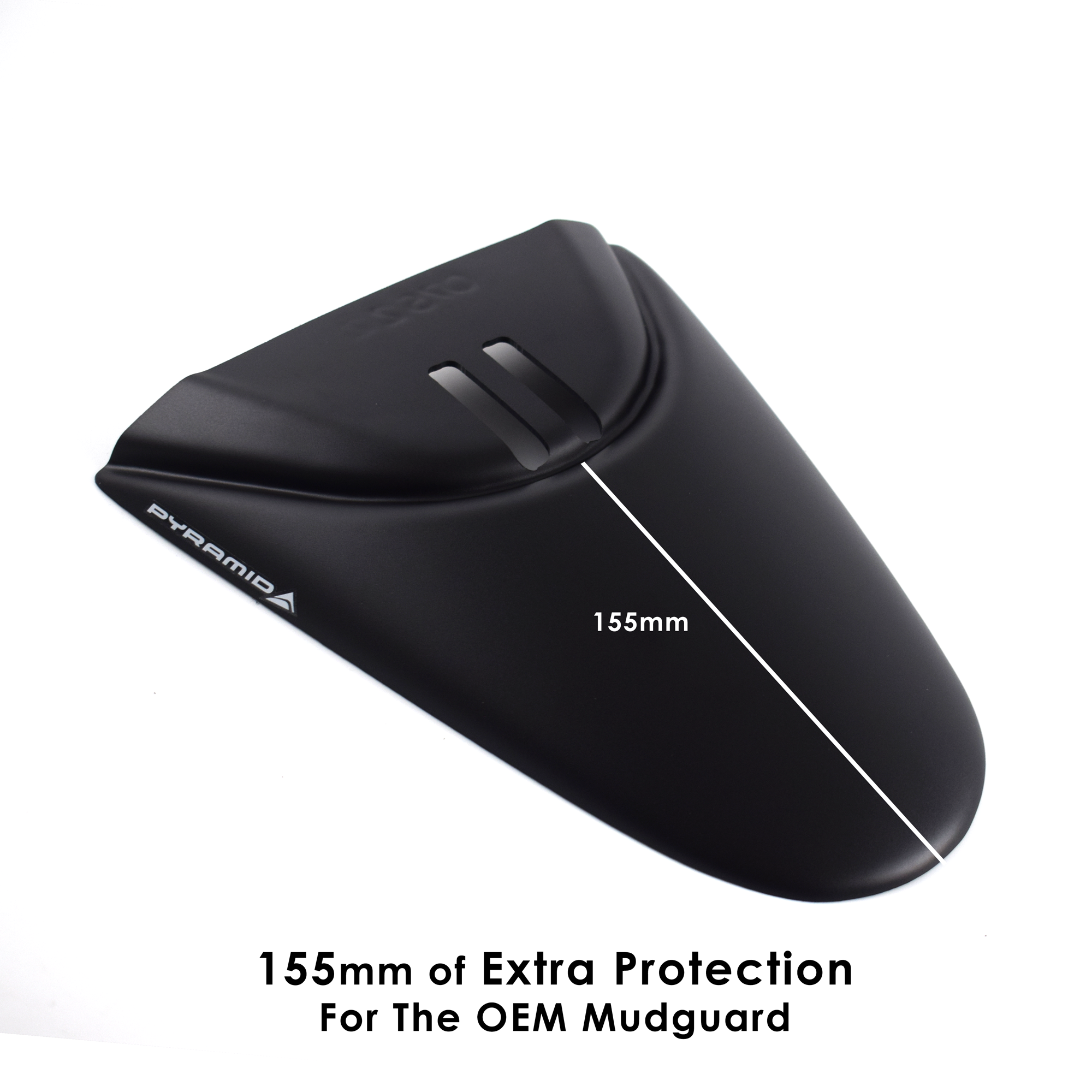 Pyramid Hugger Extension | Matte Black | Ducati Multistrada V4 S 2024>Current-Hugger Extensions-Pyramid Motorcycle Accessories