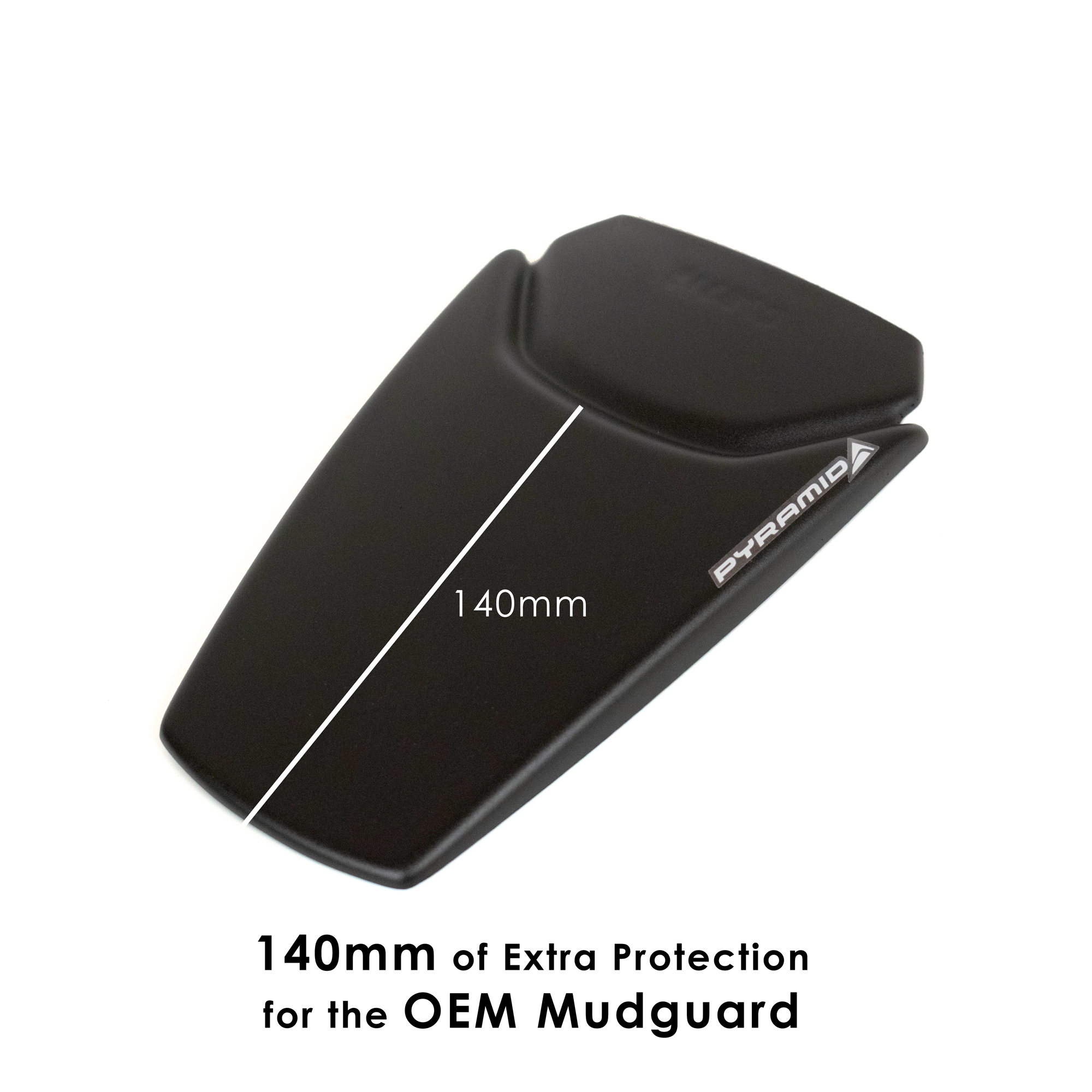 Pyramid Hugger Extension | Matte Black | KTM 990 Duke 2024>Current-Hugger Extensions-Pyramid Motorcycle Accessories
