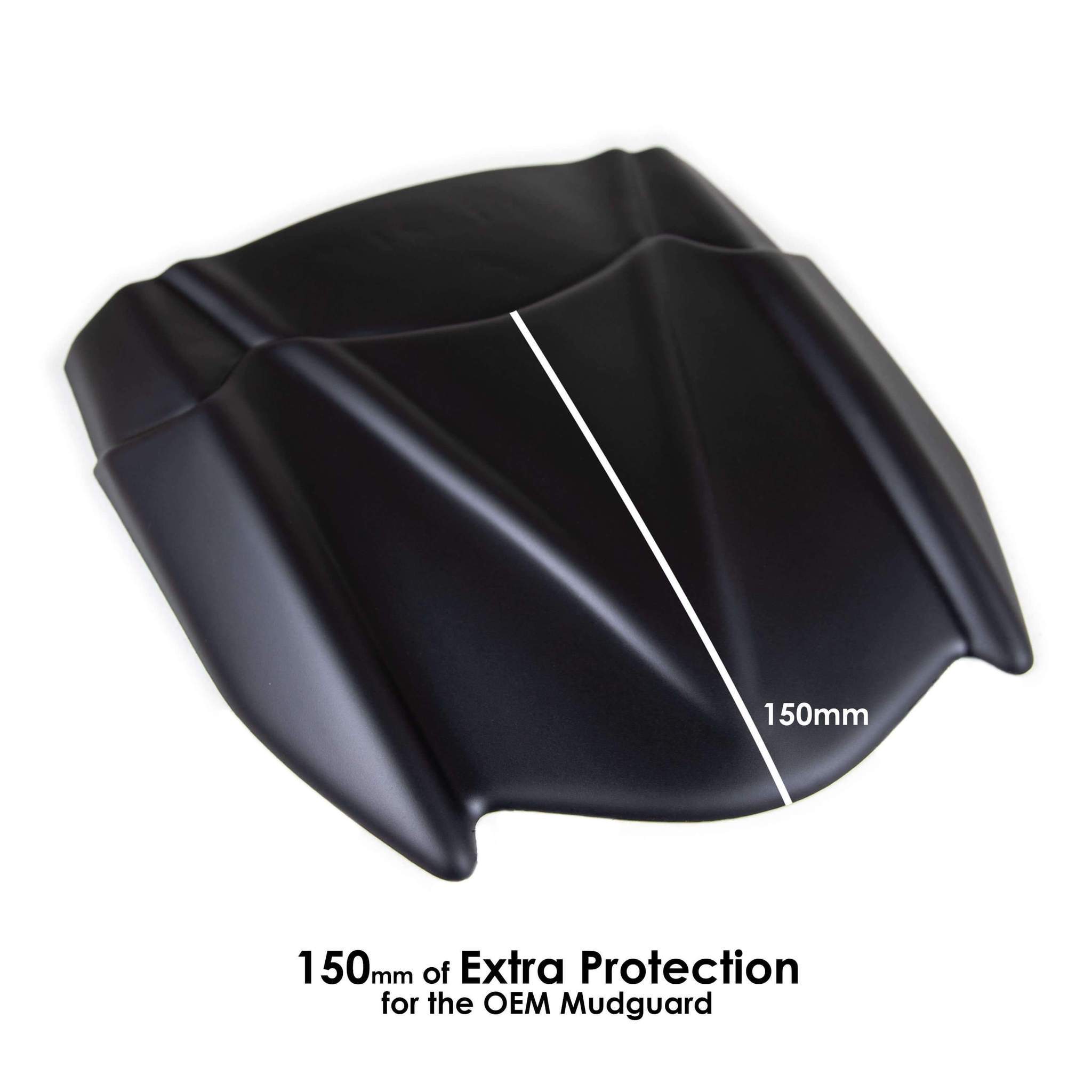 Pyramid Hugger Extension | Matte Black | Kawasaki Ninja 650 2017>Current -   Pyramid Motorcycle Accessories