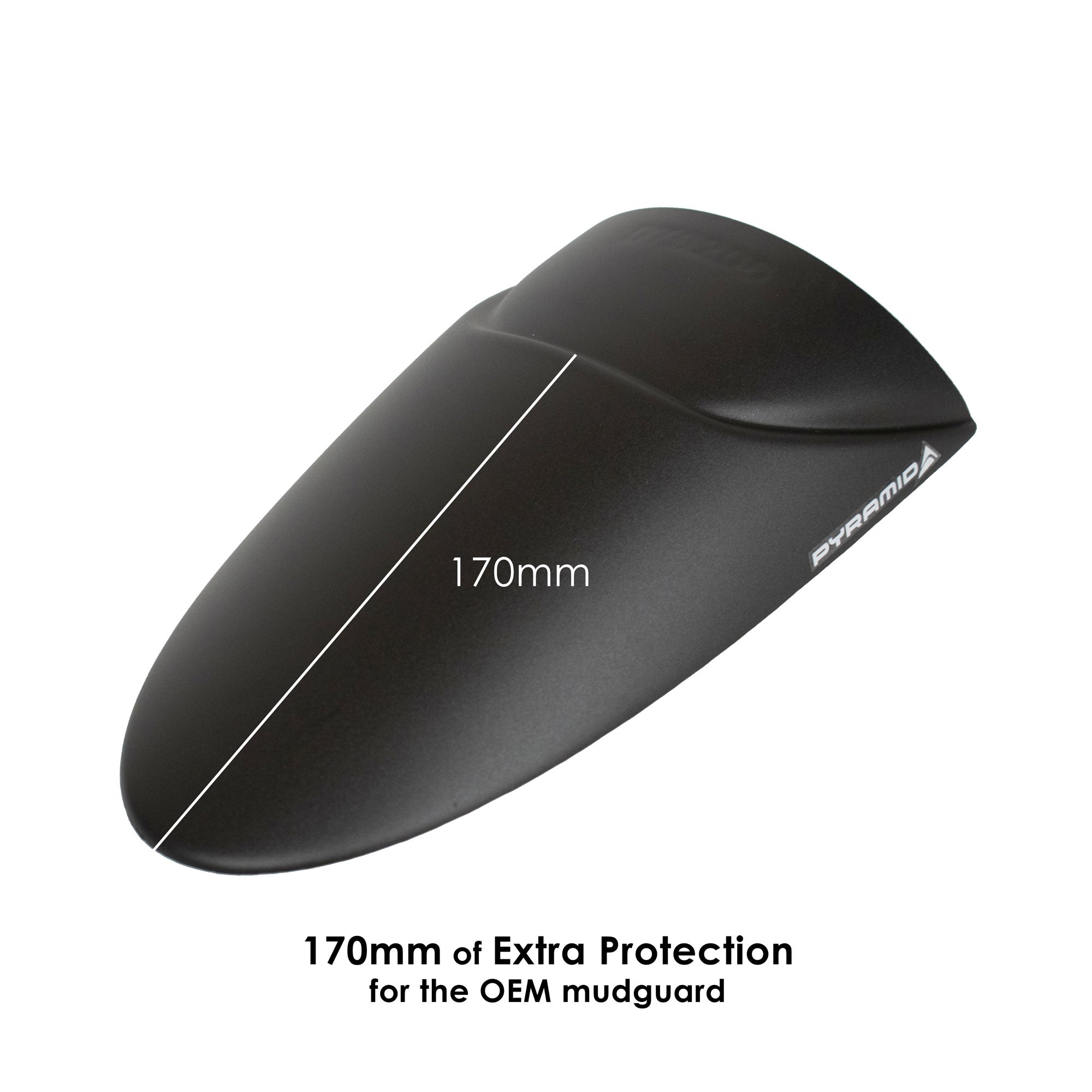 Pyramid Hugger Extension | Matte Black | Royal Enfield Himalayan 450 2024>Current-Extenda Fendas-Pyramid Motorcycle Accessories