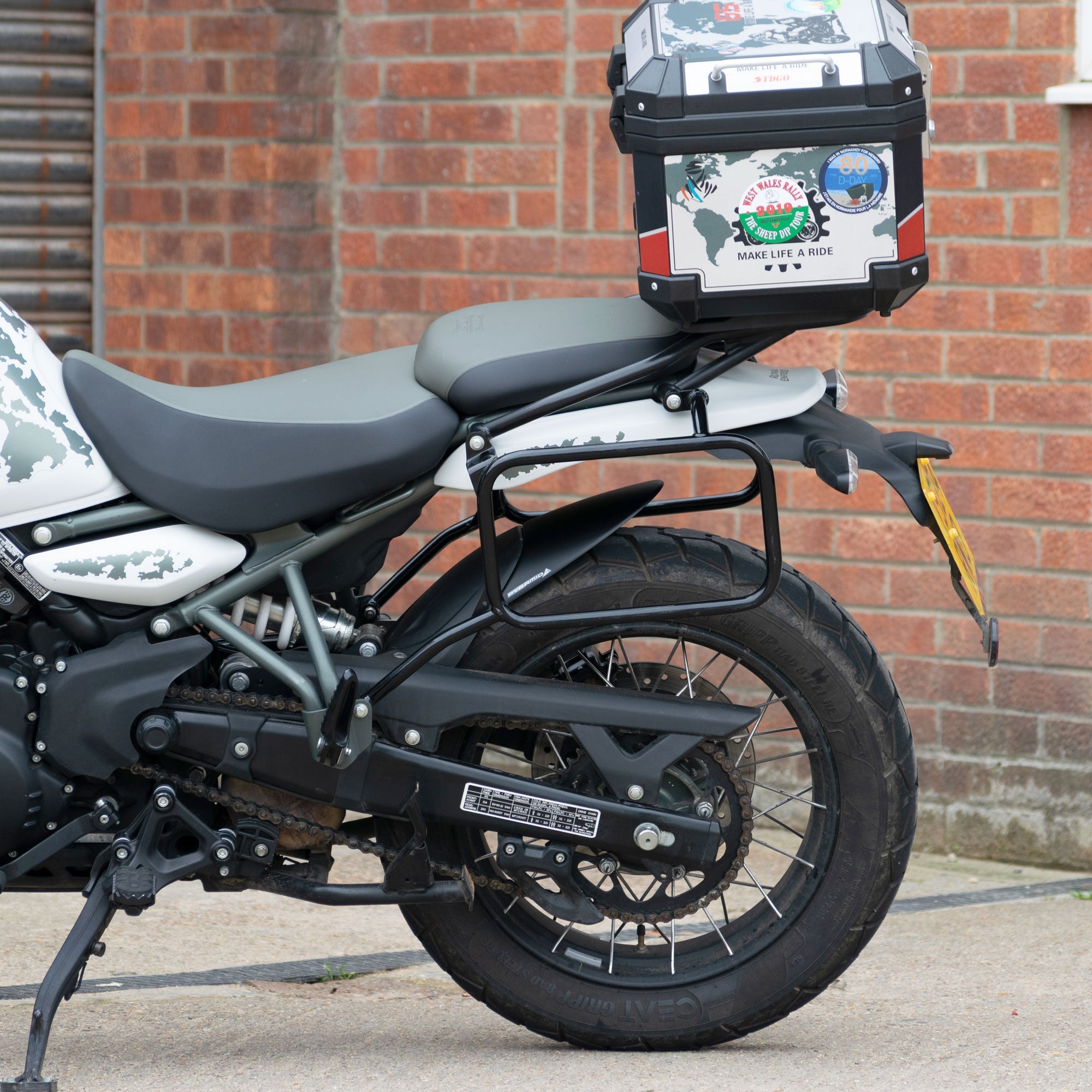 Pyramid Hugger Extension | Matte Black | Royal Enfield Himalayan 450 2024>Current -  Shop name