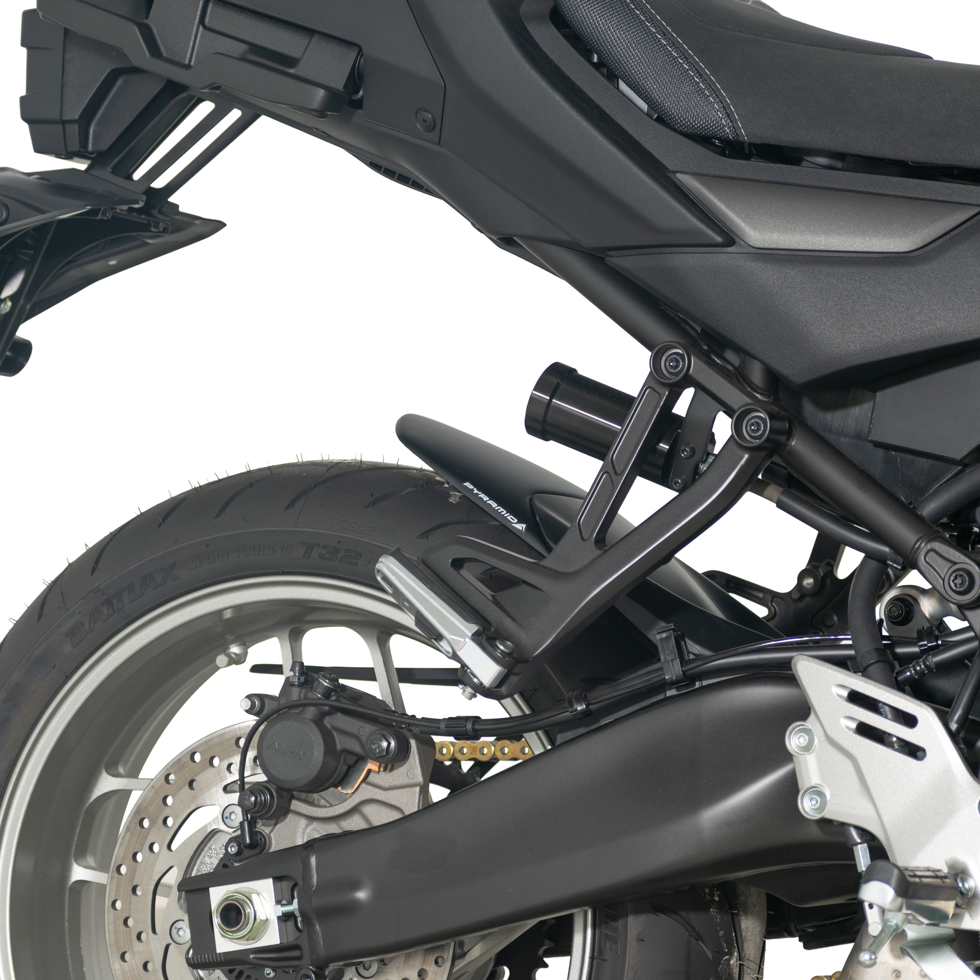Pyramid Hugger Extension | Matte Black | Yamaha Tracer 9 2021>Current -  Shop name
